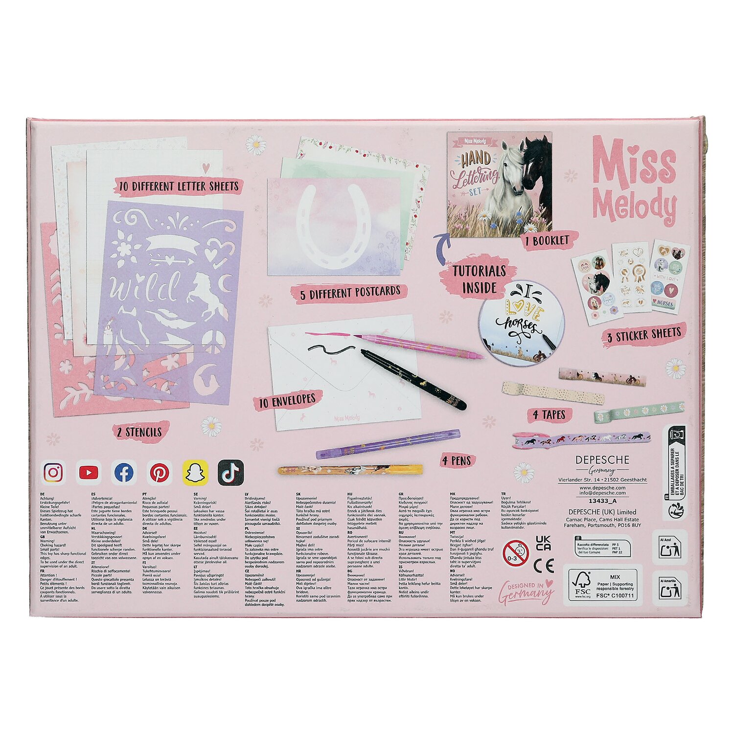 Miss Melody Briefbox Handlettering – Ansicht 6