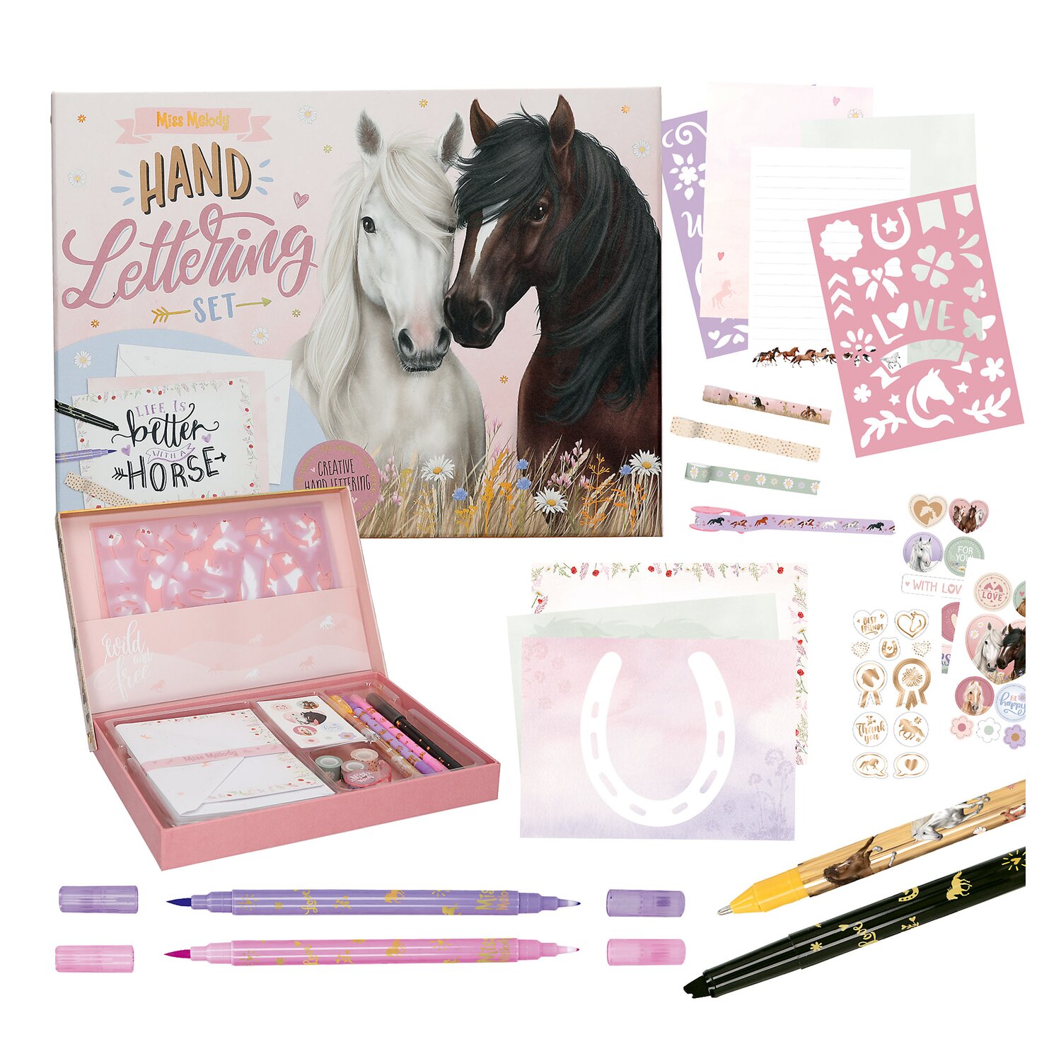 Miss Melody Briefbox Handlettering – Ansicht 1