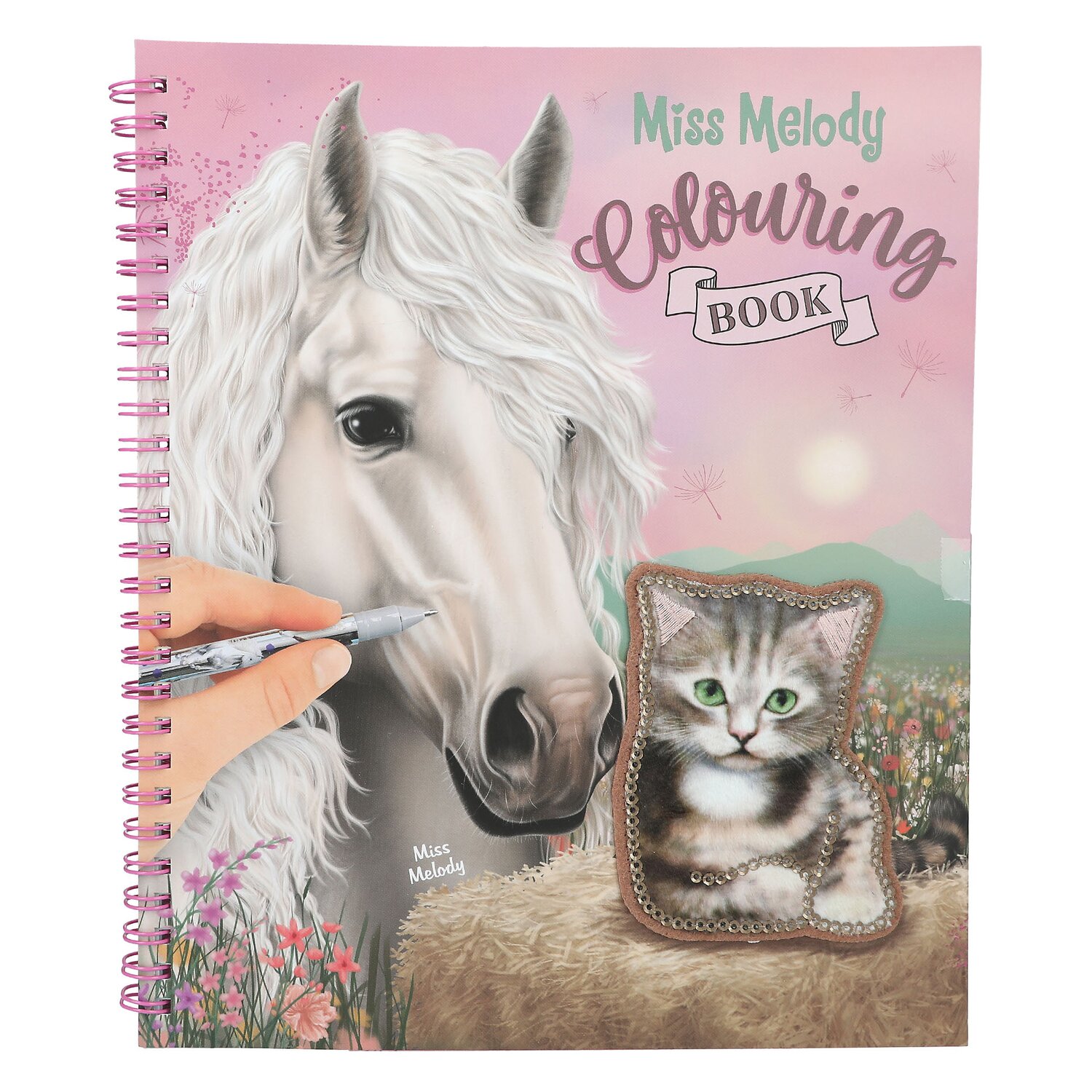 Miss Melody Malbuch mit Pailletten – Ansicht 2