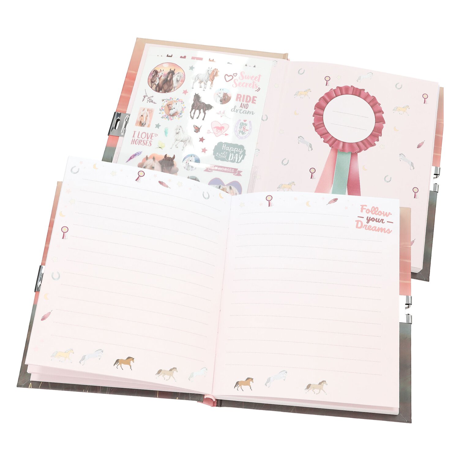 Miss Melody Tagebuch mit Stickern – Ansicht 4