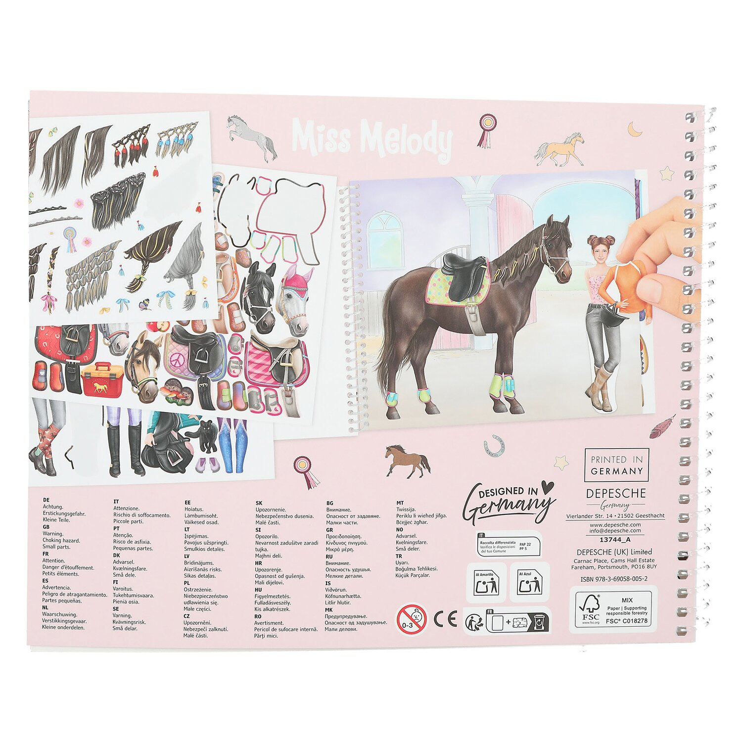 Miss Melody Dress me up - groß – Ansicht 3