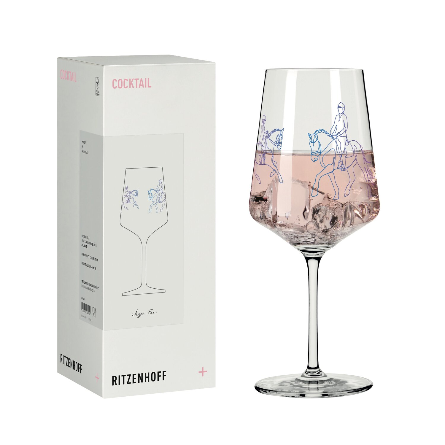 RITZENHOFF Cocktailglas Reitgold Anja Fee &ndash; Ansicht 2