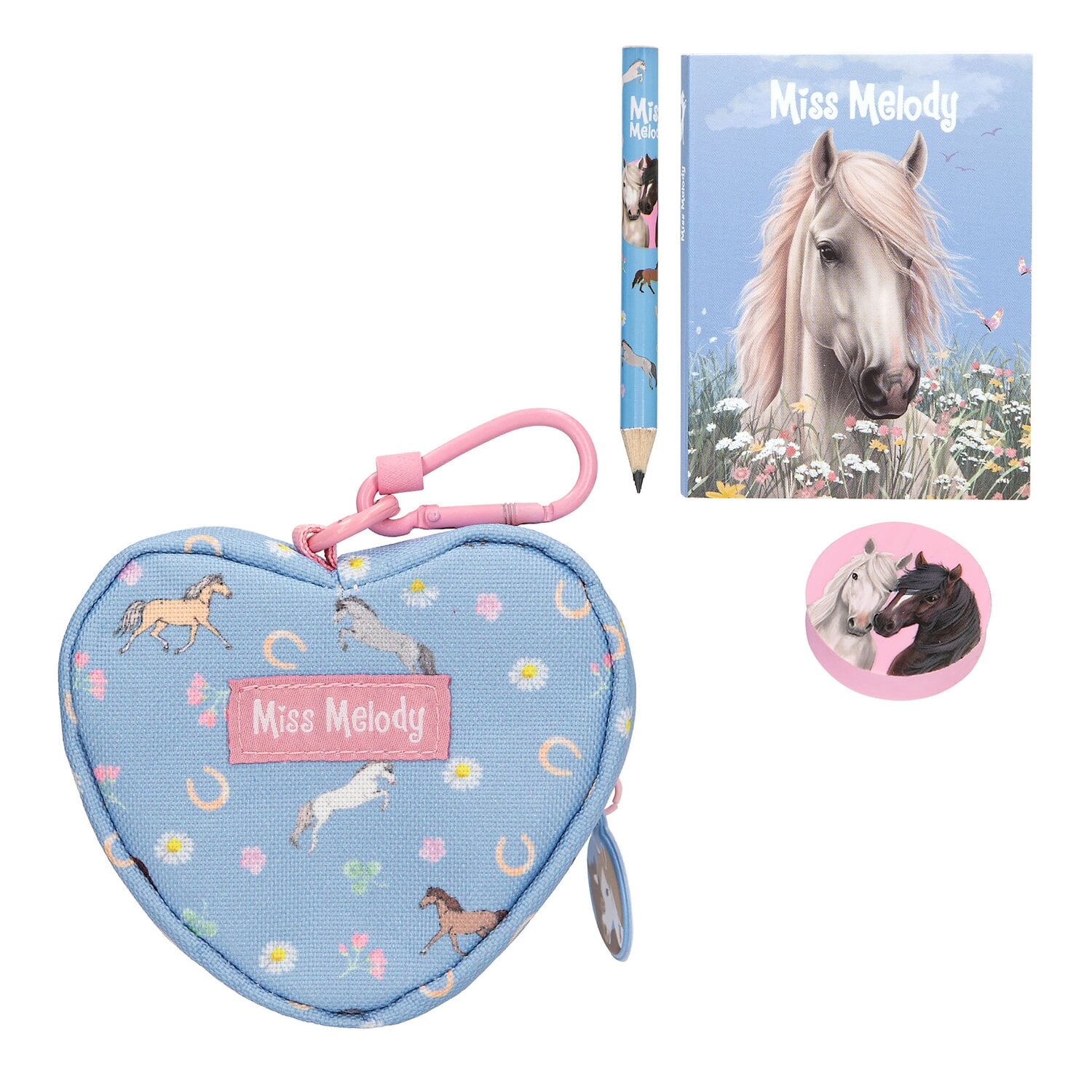 Miss Melody Herztasche mit Schreibset &ndash; Ansicht 2