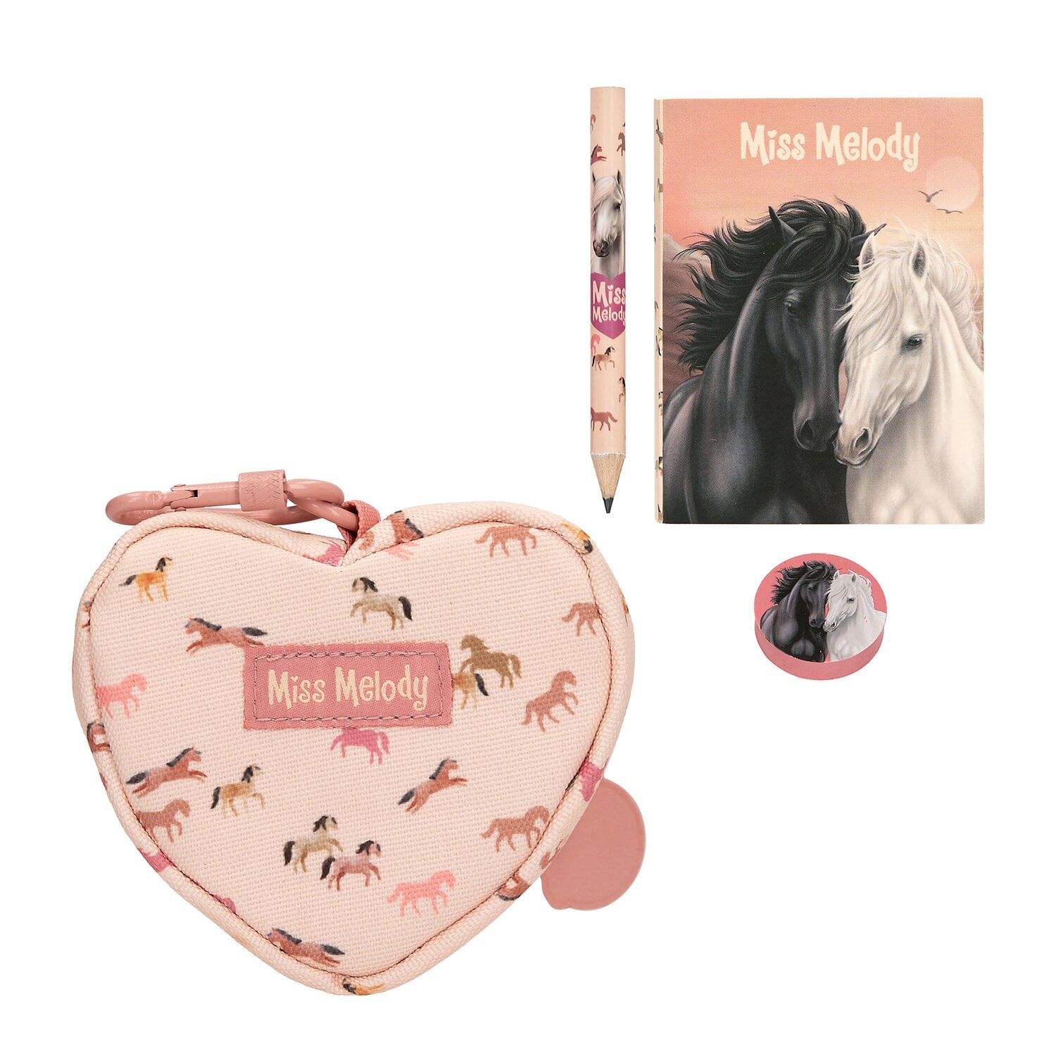 Miss Melody Herztasche mit Schreibset &ndash; Ansicht 3