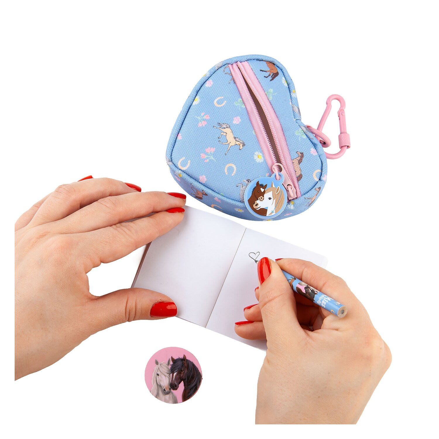 Miss Melody Herztasche mit Schreibset &ndash; Ansicht 4