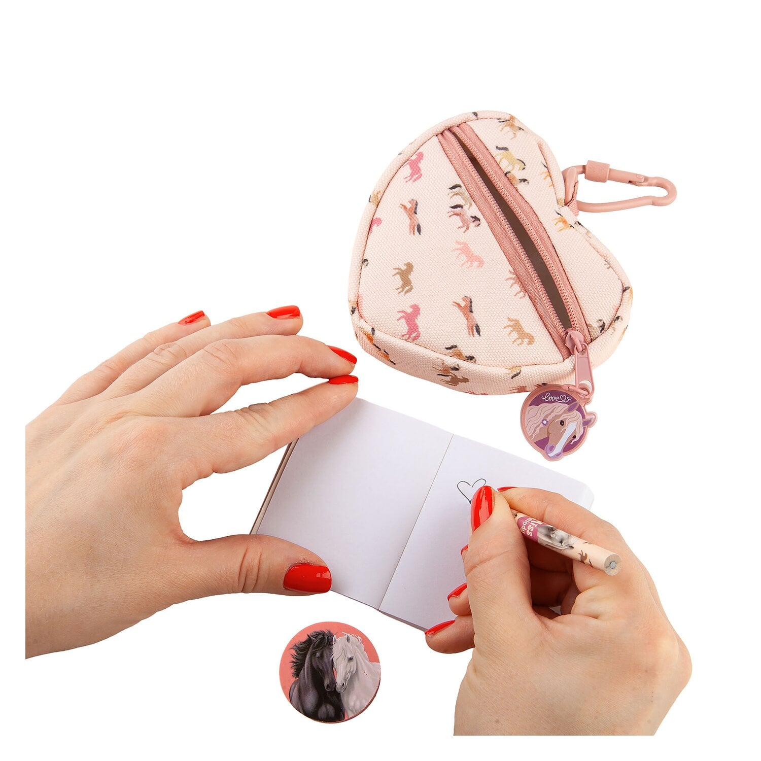 Miss Melody Herztasche mit Schreibset &ndash; Ansicht 5