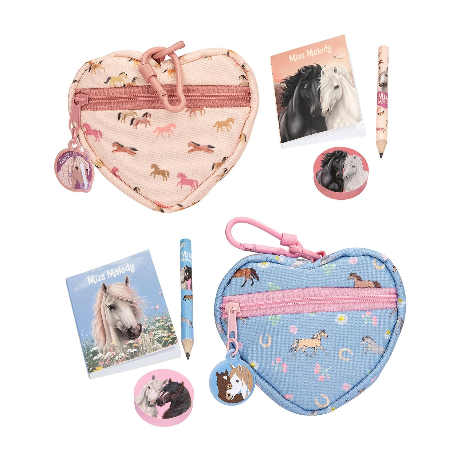 Miss Melody Herztasche mit Schreibset &ndash; Ansicht 1