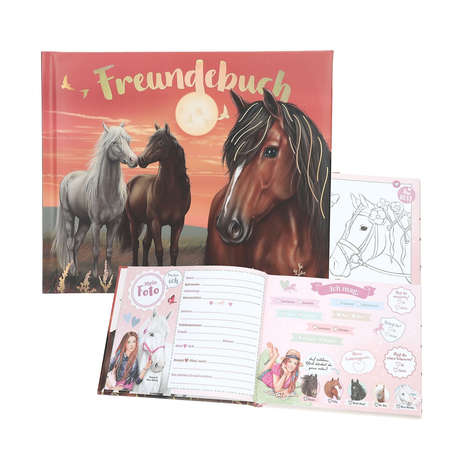 Miss Melody Freundebuch Motiv 2 &ndash; Ansicht 3