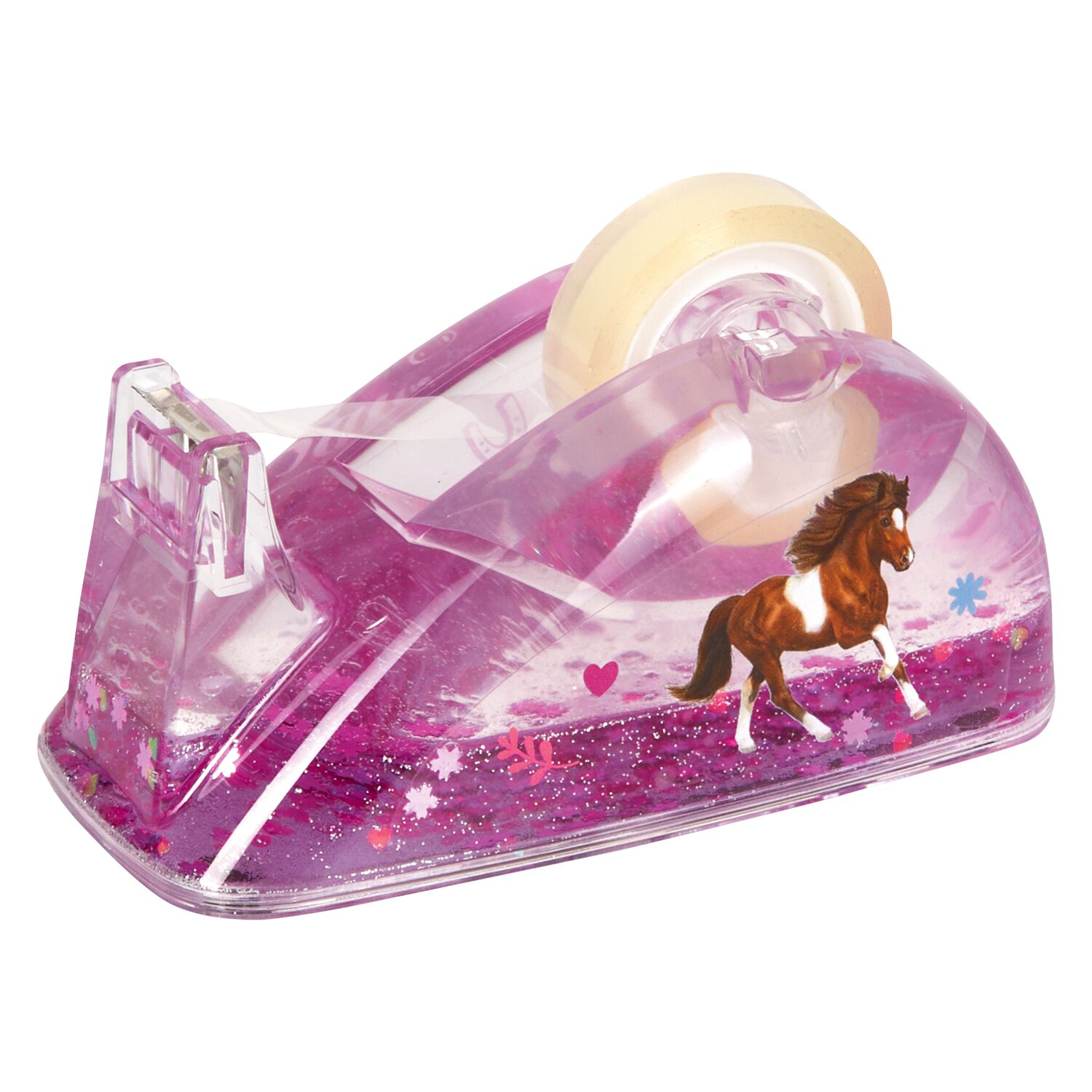 DIE SPIEGELBURG Klebebandabroller Pferdefreunde – Ansicht 1