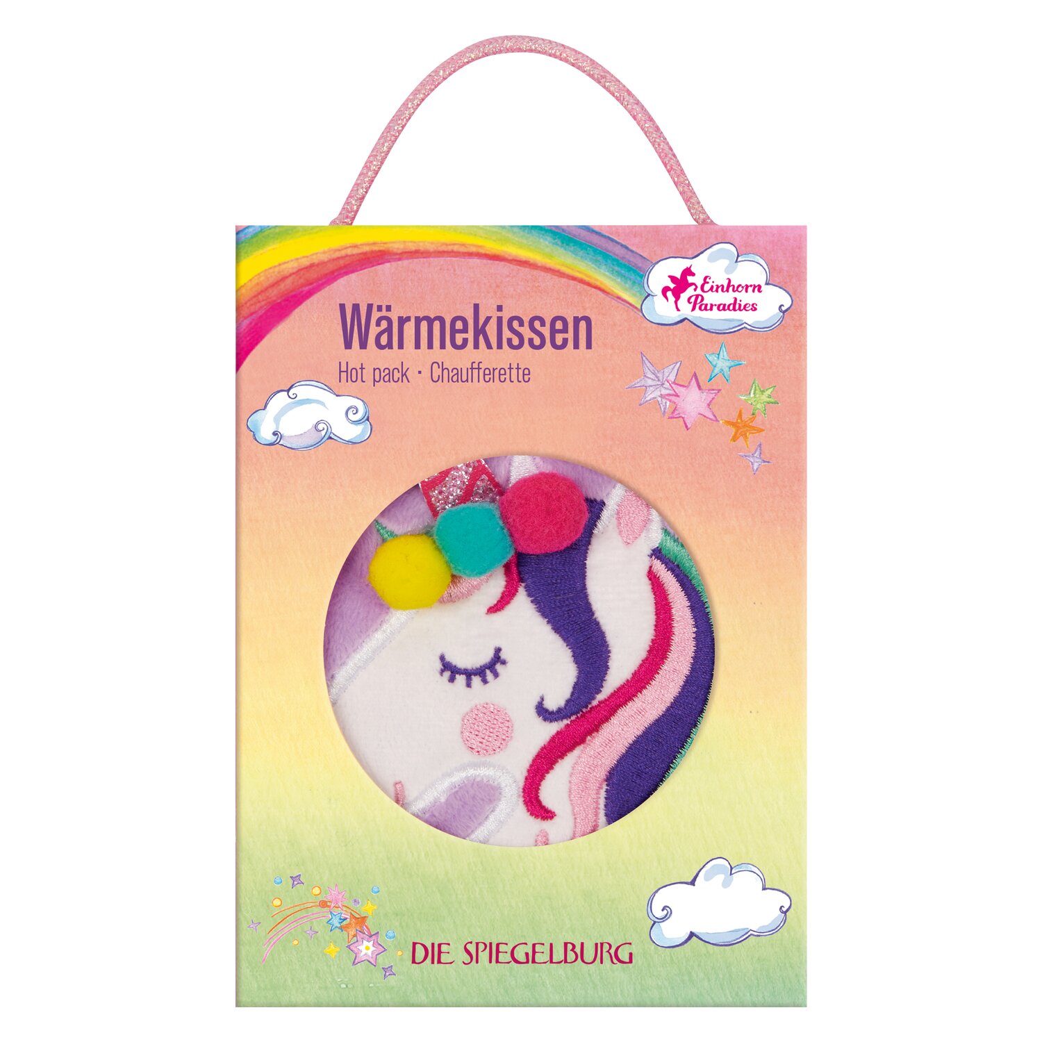 DIE SPIEGELBURG Wärmekissen Einhorn-Paradies – Ansicht 2