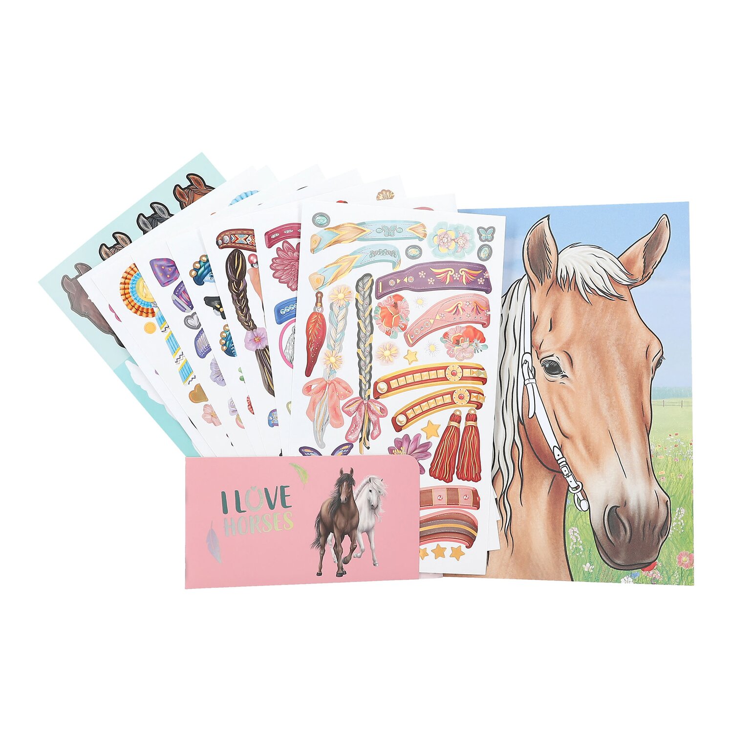 Miss Melody Kreativ-Buch Create your Horses Blaze – Ansicht 3
