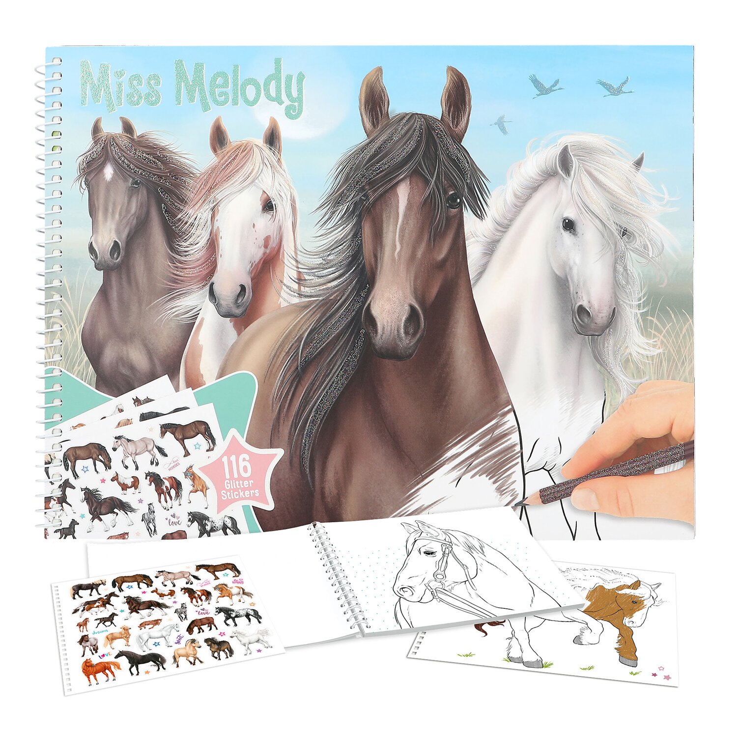 Miss Melody Pferde-Malbuch – Ansicht 2