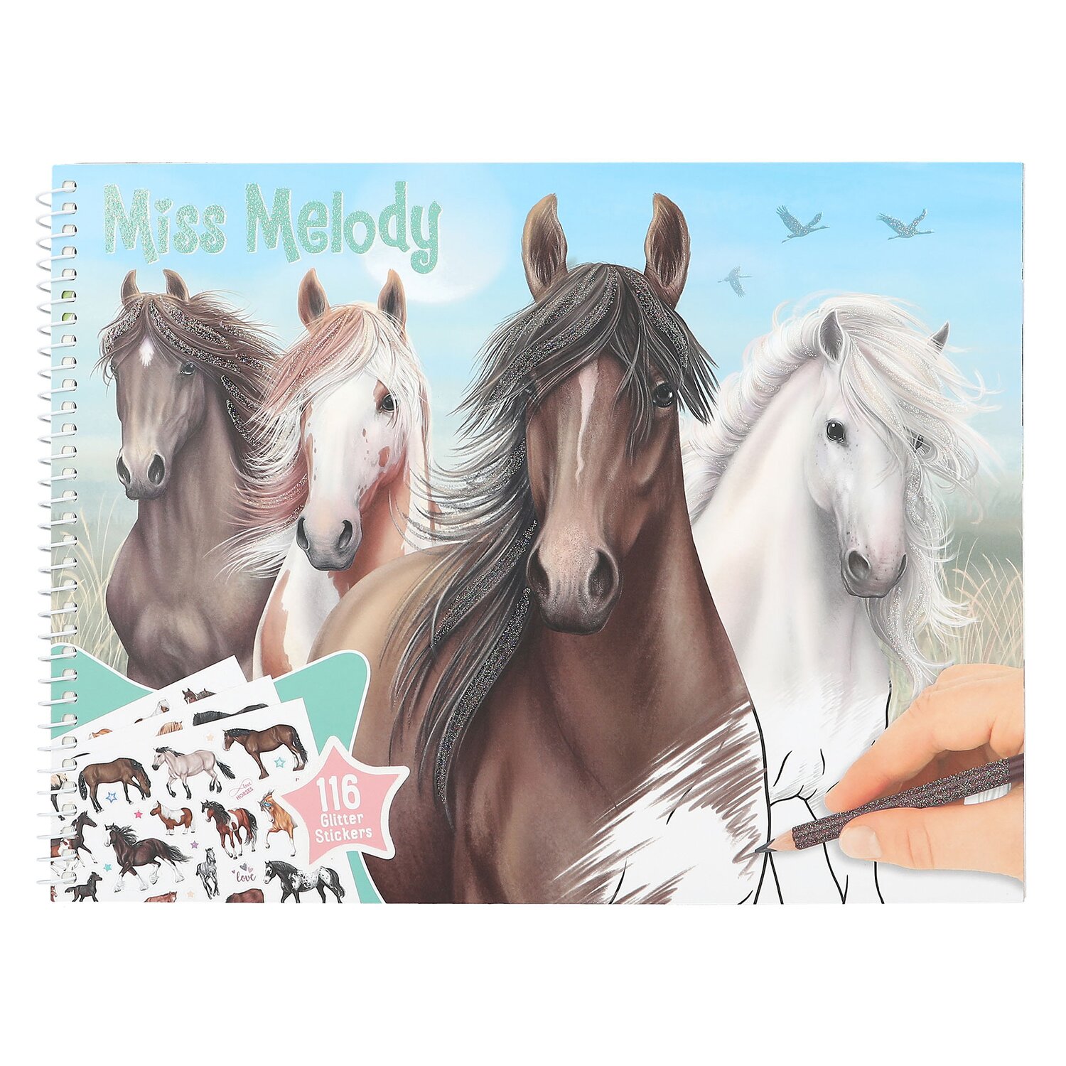 Miss Melody Pferde-Malbuch – Ansicht 1