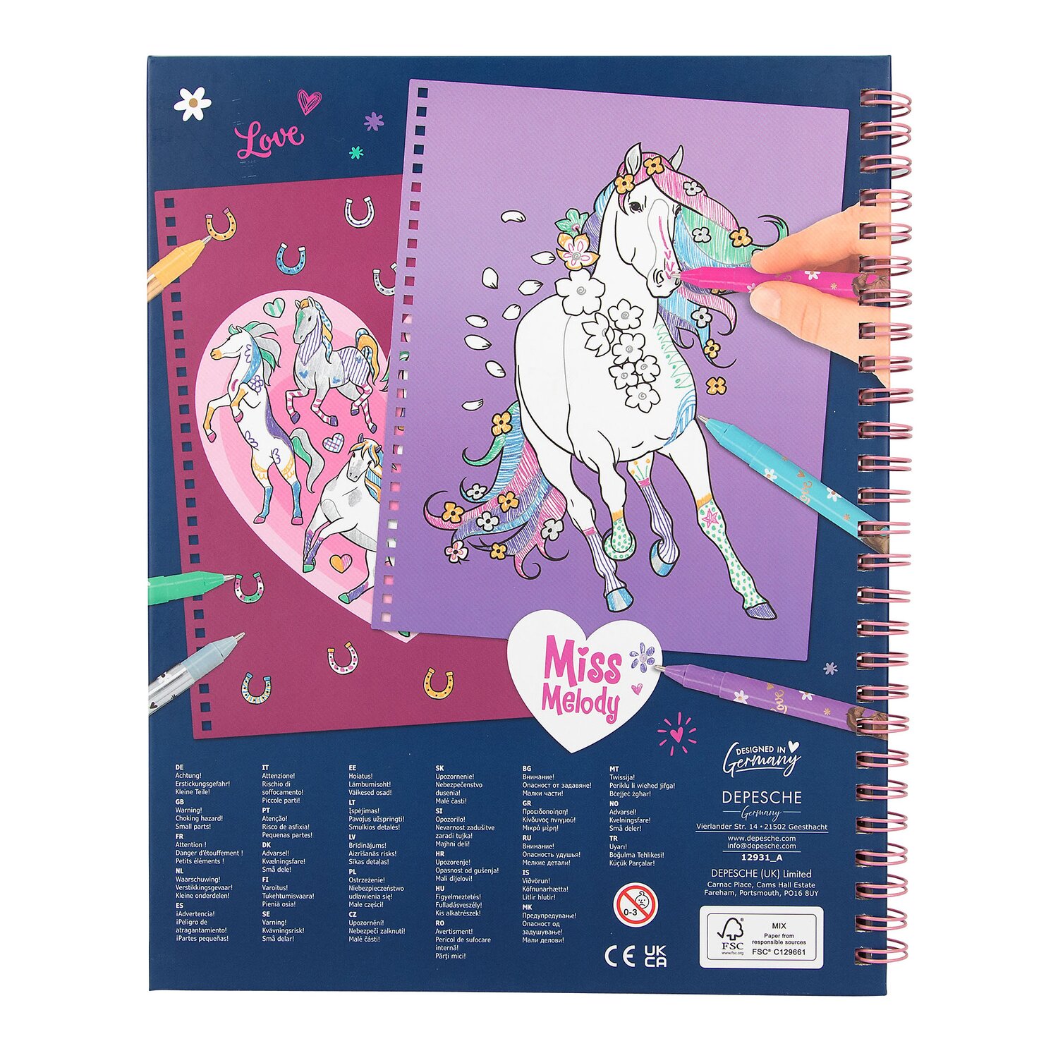 Miss Melody Glitzernder Mal-Spaß – Ansicht 6