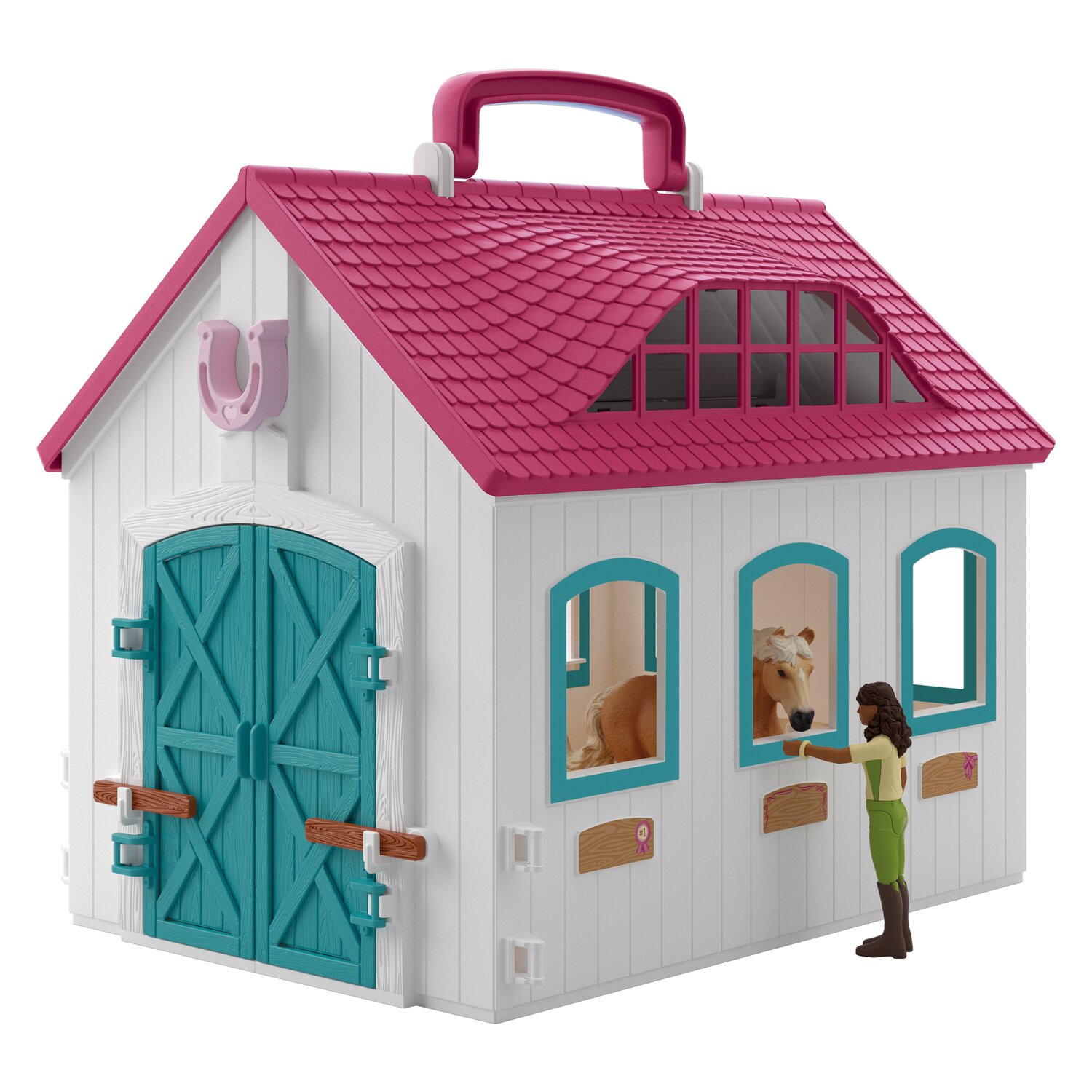Schleich HORSE CLUB Offenstall Kleines Hufeisen – Ansicht 4