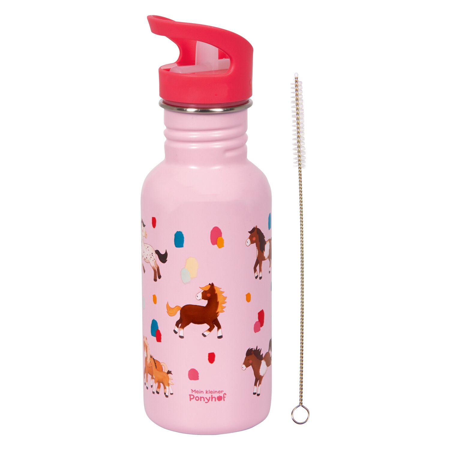DIE SPIEGELBURG Edelstahlflasche Mein kleiner Ponyhof – Ansicht 2