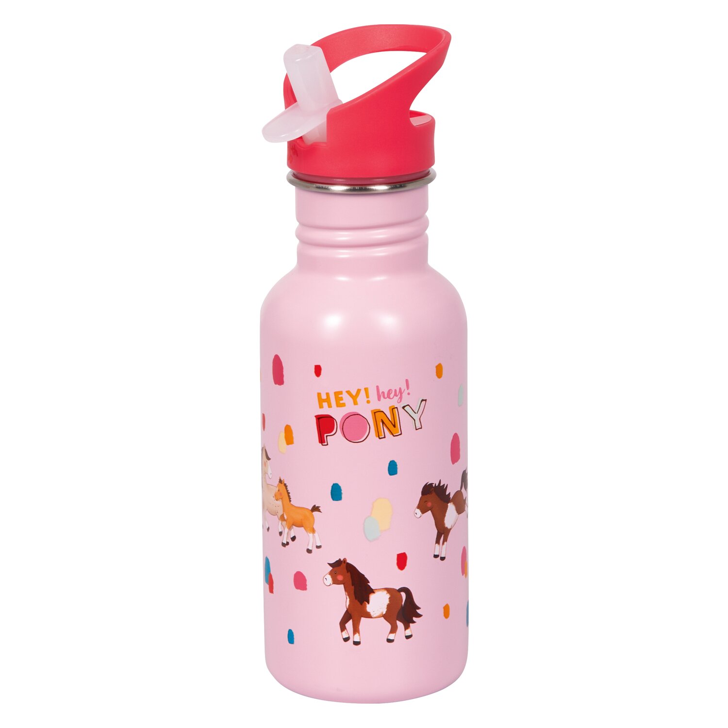 DIE SPIEGELBURG Edelstahlflasche Mein kleiner Ponyhof – Ansicht 1