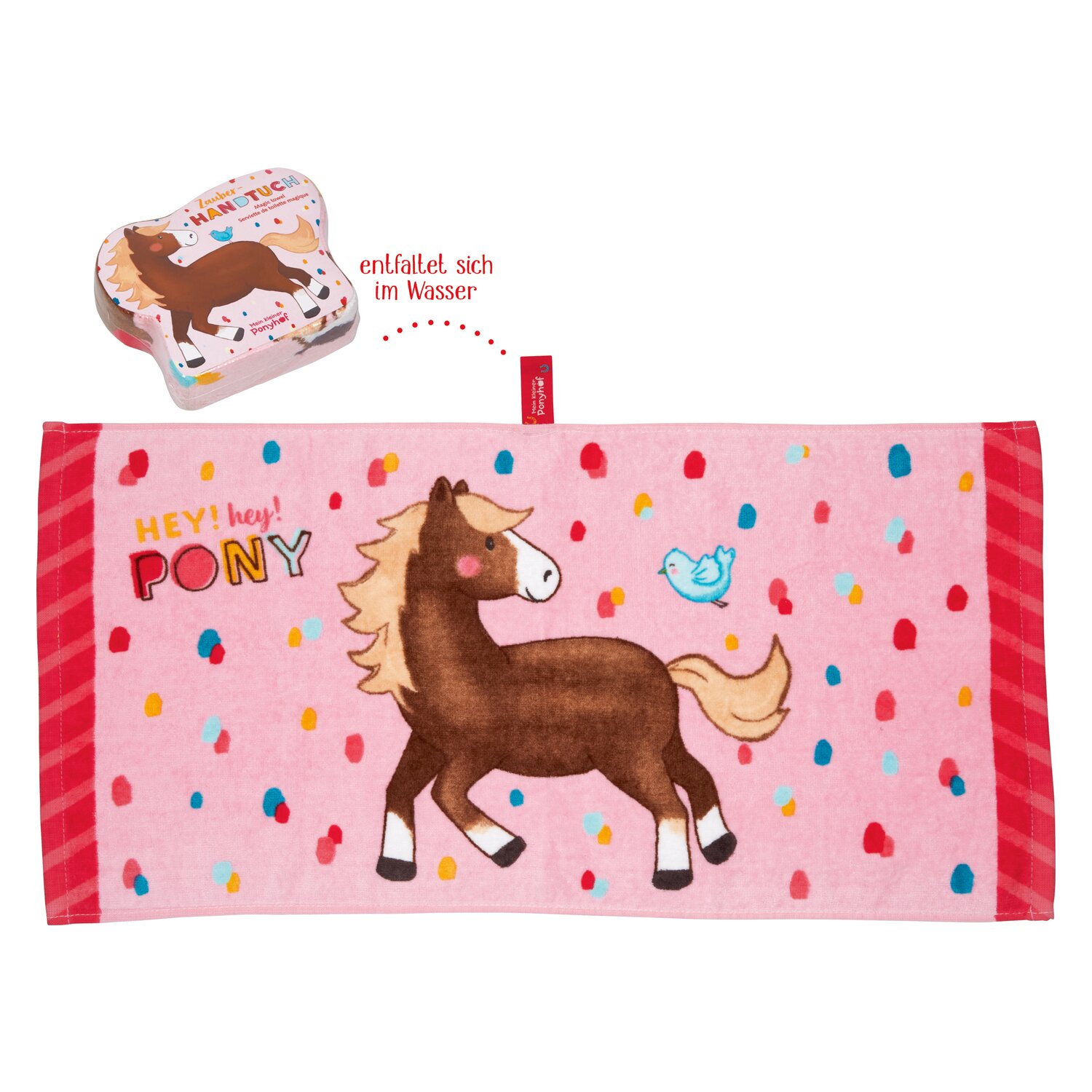 DIE SPIEGELBURG Zauberhandtuch Mein kleiner Ponyhof – Ansicht 2