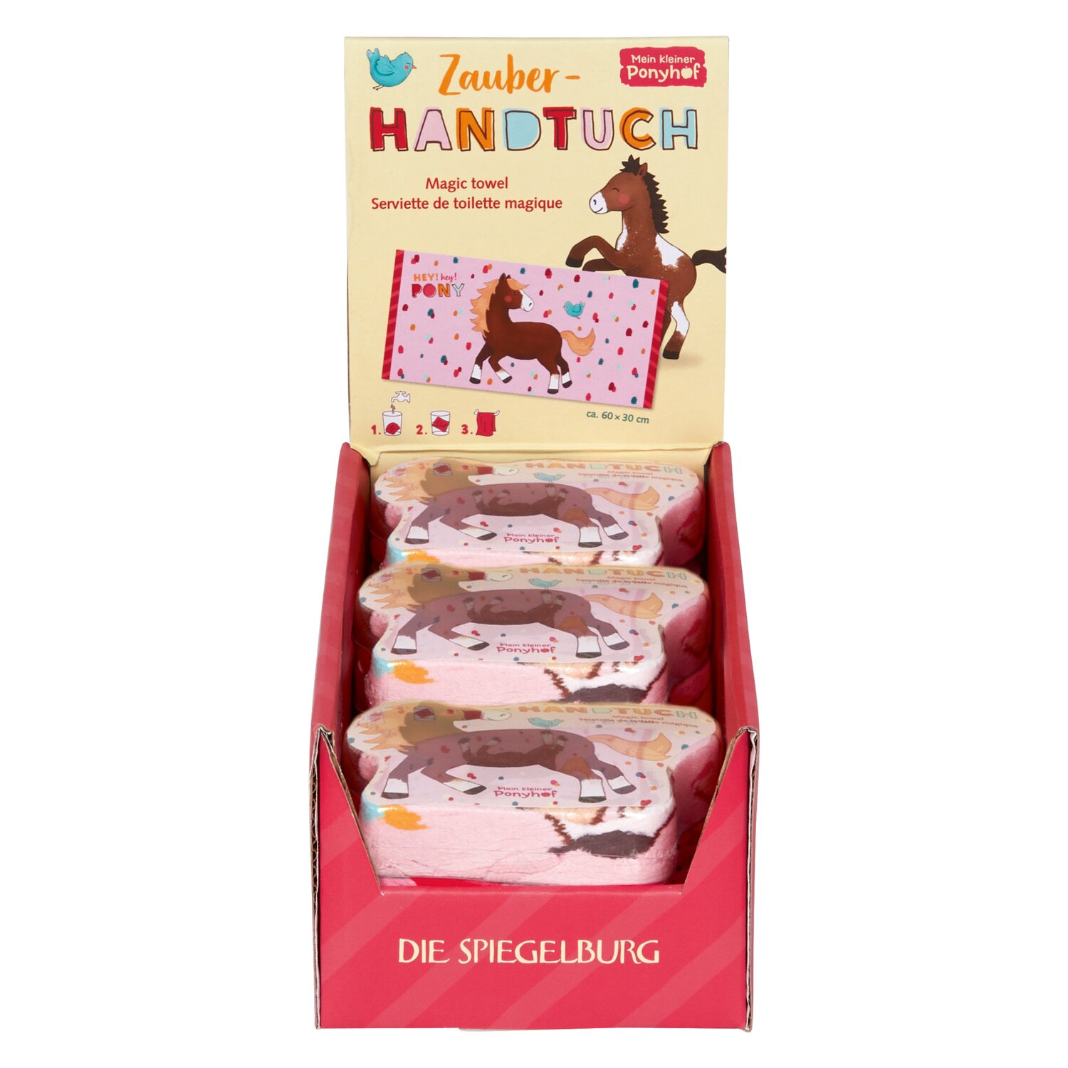 DIE SPIEGELBURG Zauberhandtuch Mein kleiner Ponyhof – Ansicht 3