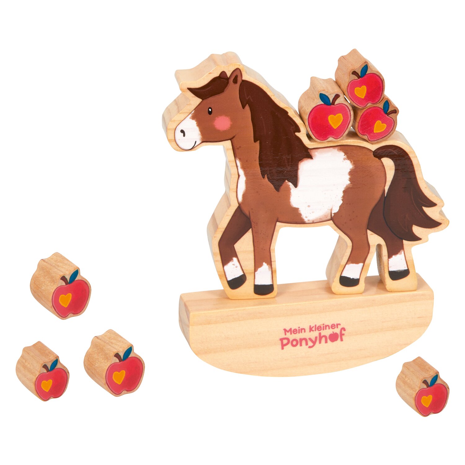 DIE SPIEGELBURG Stapelspiel Mein kleiner Ponyhof – Ansicht 1