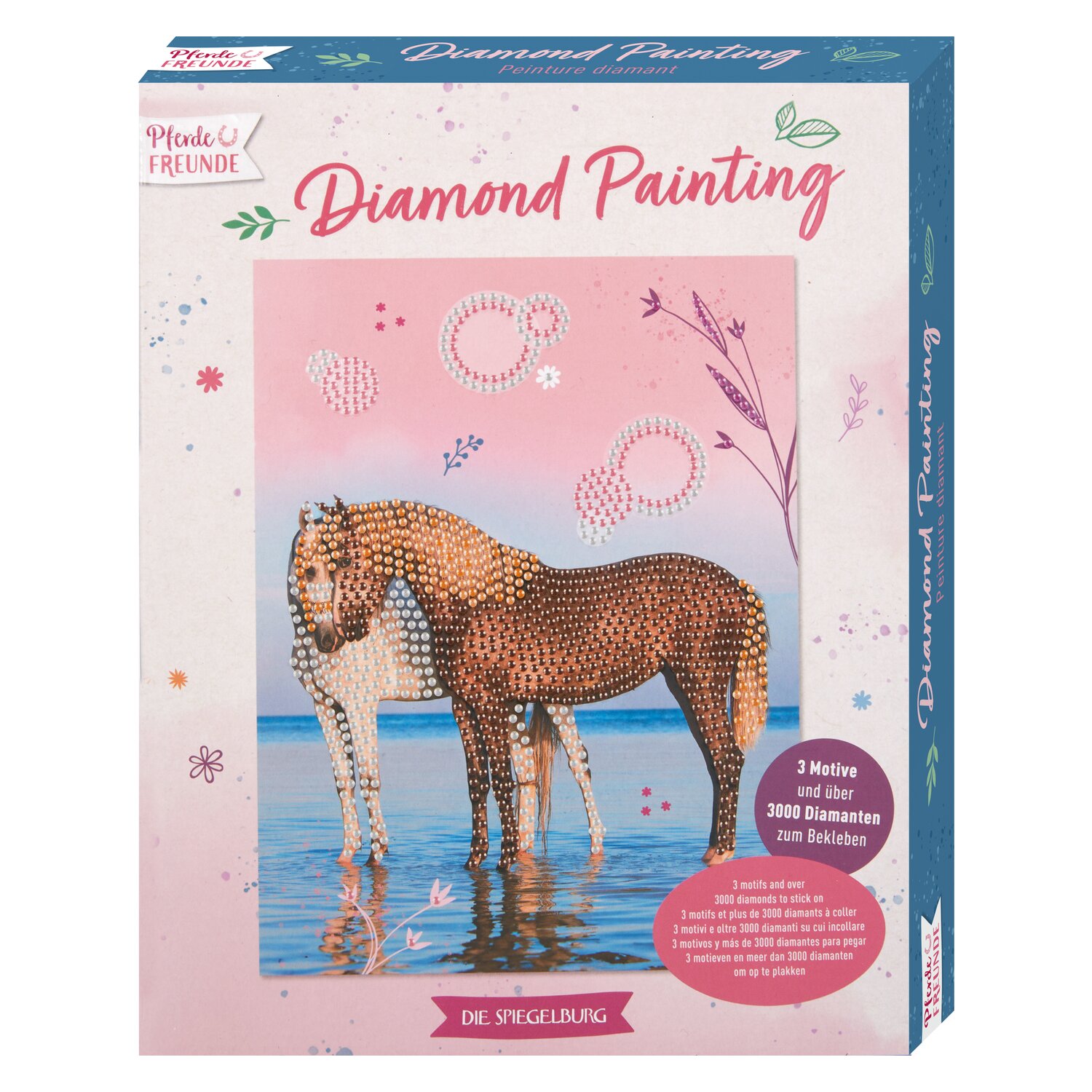 DIE SPIEGELBURG Diamond Painting Pferdefreunde – Ansicht 1