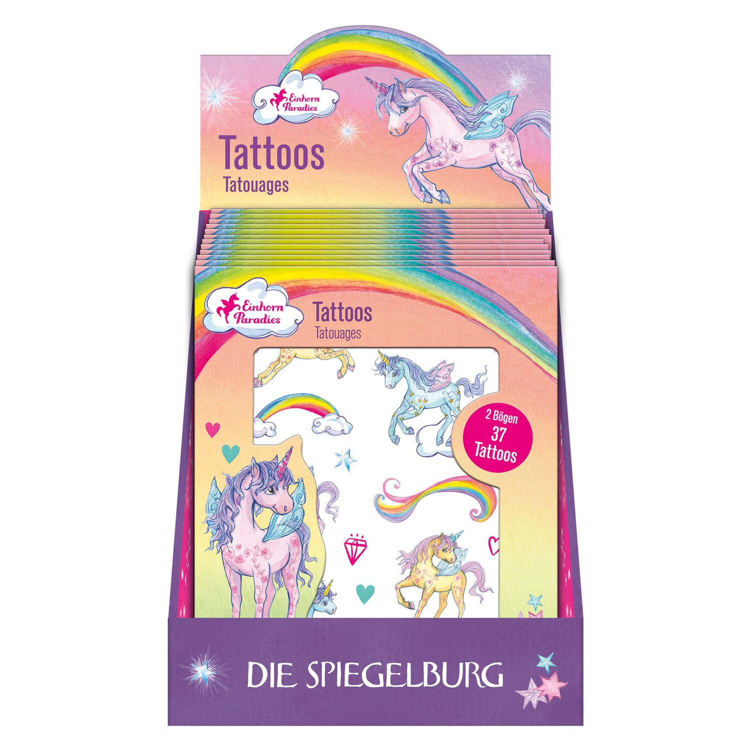 DIE SPIEGELBURG Tattoos Einhorn Paradies – Ansicht 2