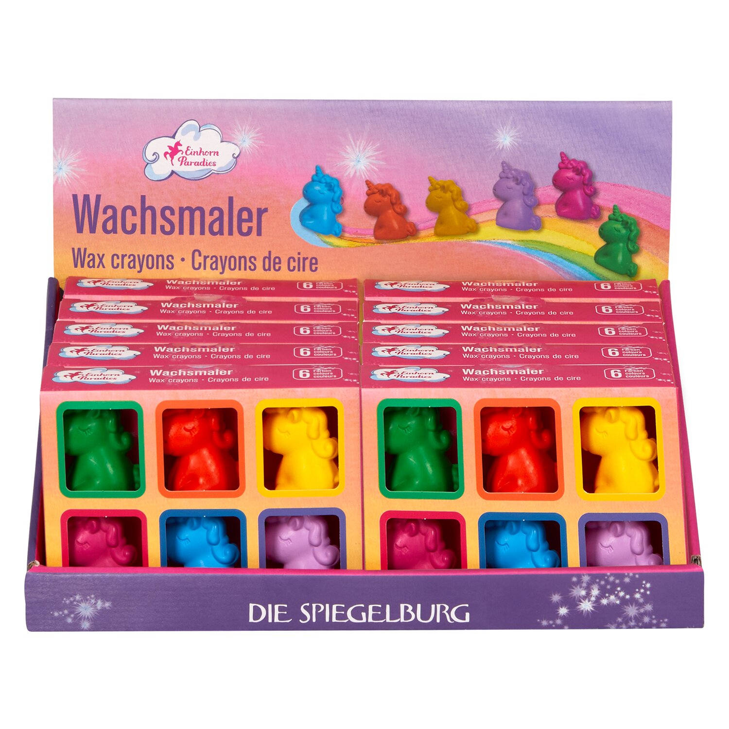 DIE SPIEGELBURG Wachsmaler Einhorn Paradies – Ansicht 3