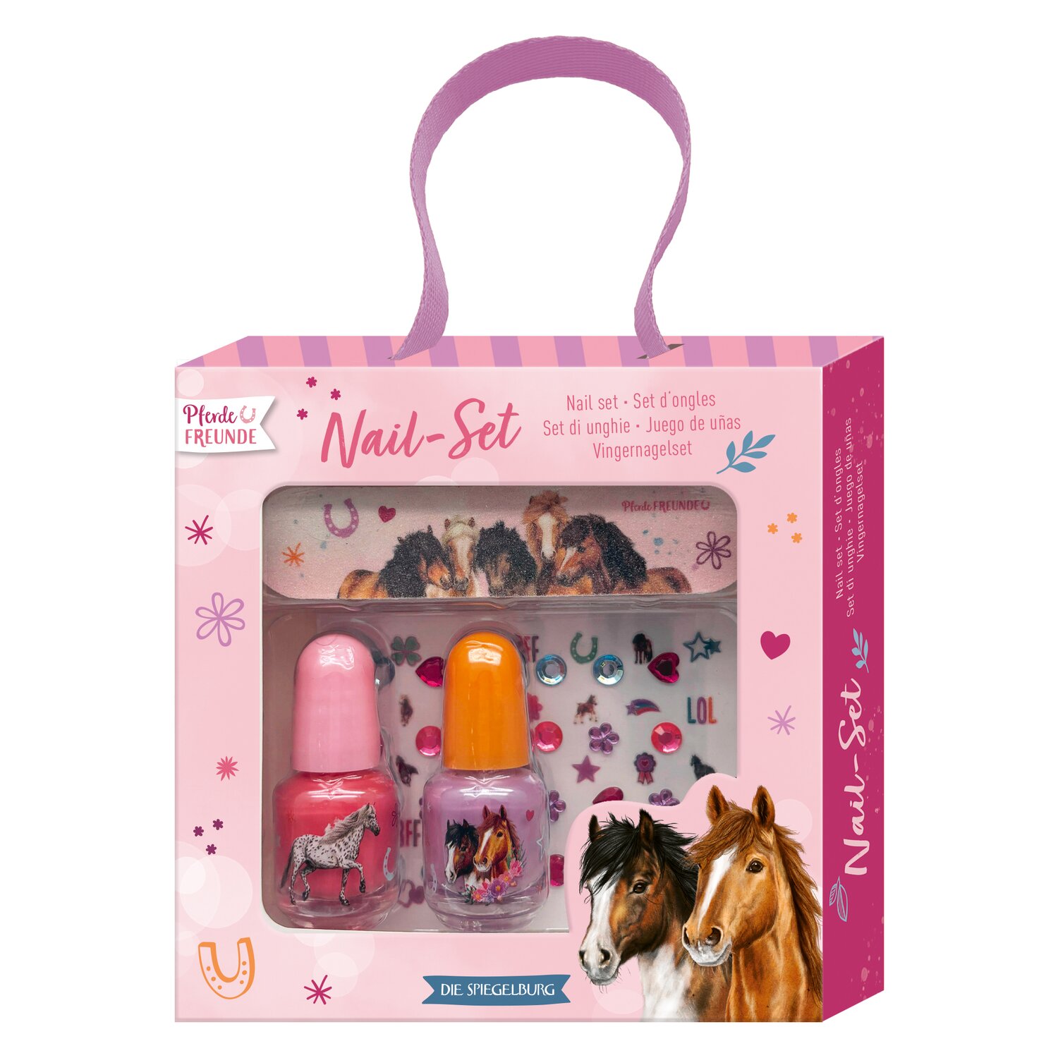 DIE SPIEGELBURG Nail-Set Pferde FREUNDE &ndash; Ansicht 1