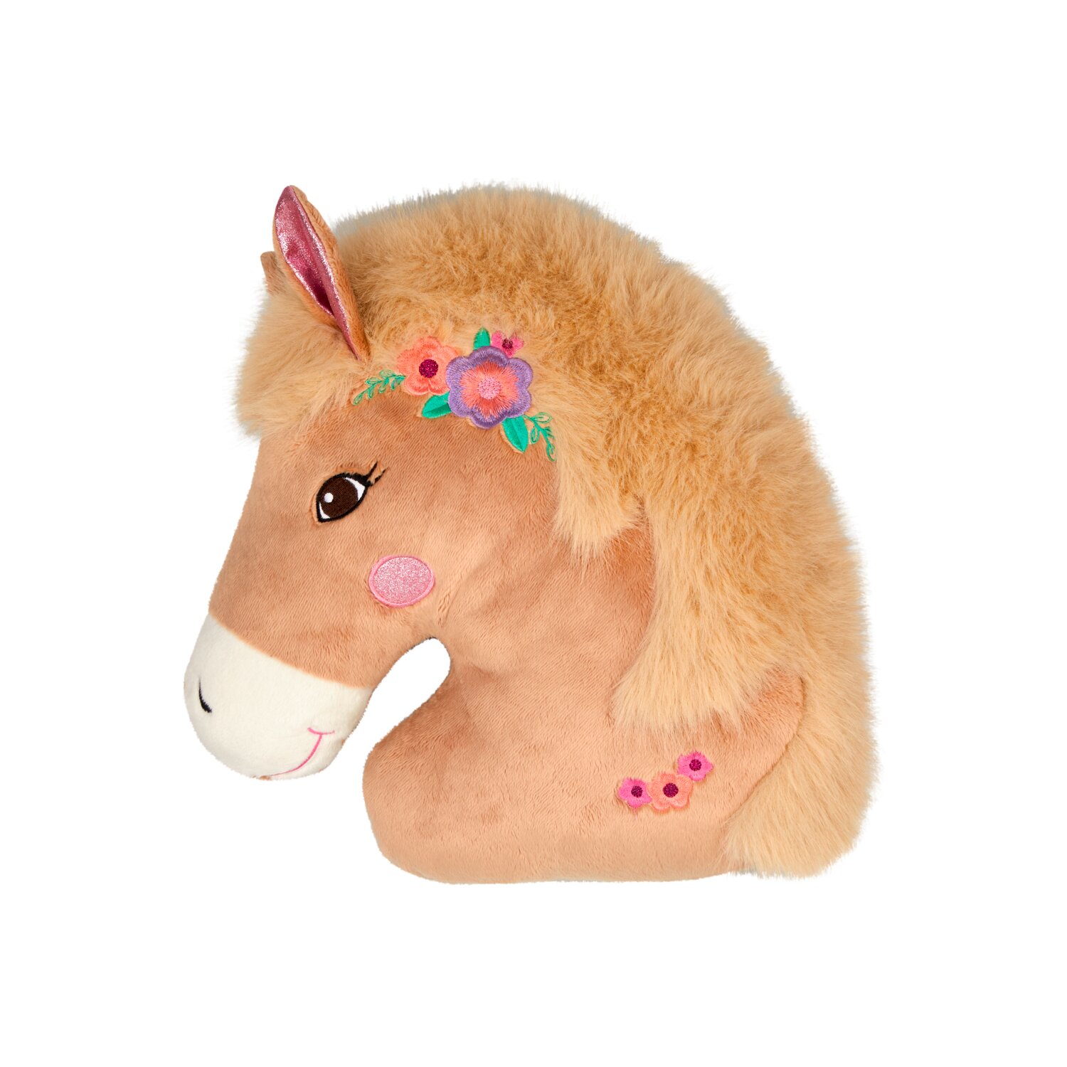 DIE SPIEGELBURG Kissen Pferdekopf Pferde FREUNDE – Ansicht 1