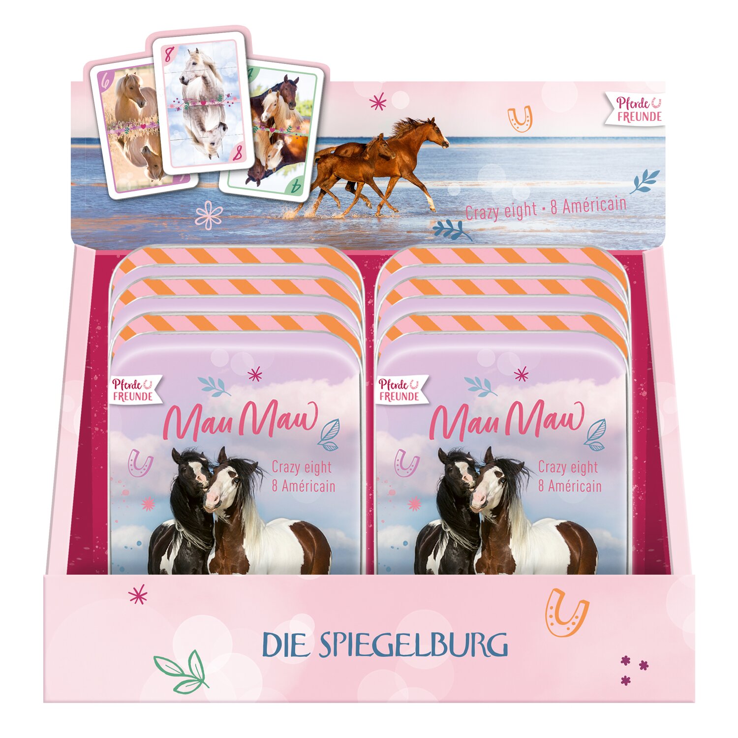 DIE SPIEGELBURG Mau Mau Kartenspiel Pferdekopf Pferde FREUNDE – Ansicht 4