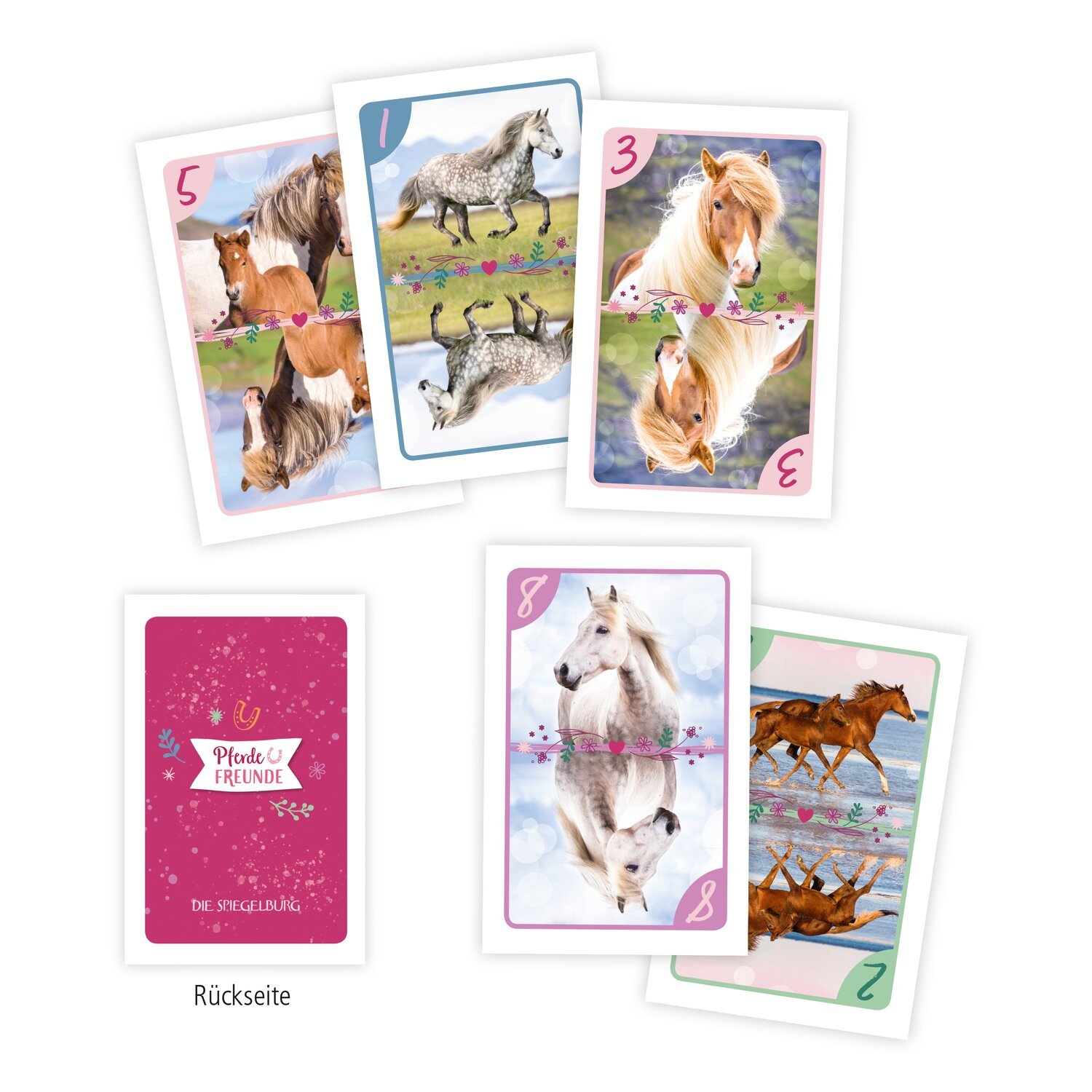 DIE SPIEGELBURG Mau Mau Kartenspiel Pferdekopf Pferde FREUNDE – Ansicht 2