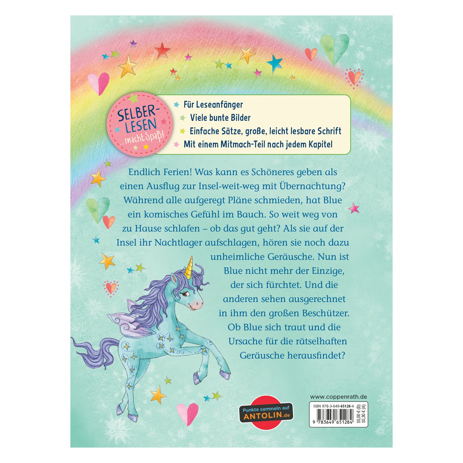 DIE SPIEGELBURG Nur Mut Blue Einhorn Paradies – Ansicht 3