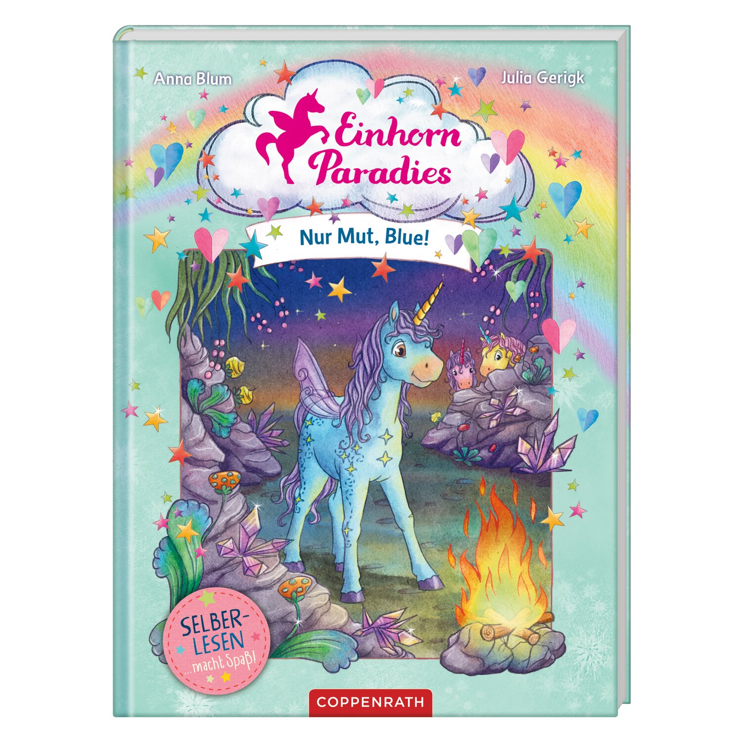 DIE SPIEGELBURG Nur Mut Blue Einhorn Paradies – Ansicht 1