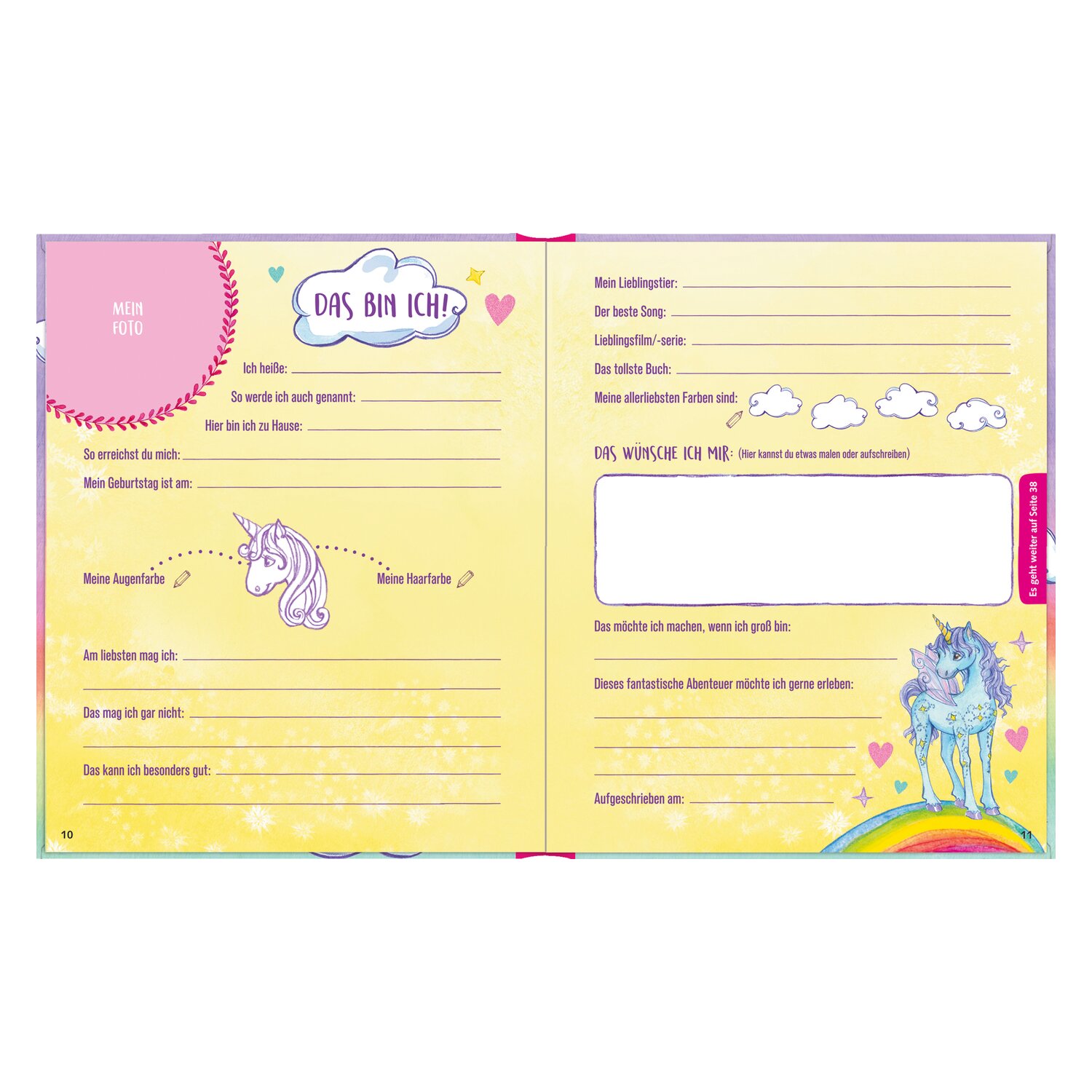 DIE SPIEGELBURG Freundebuch mit Plüsch – Ansicht 4