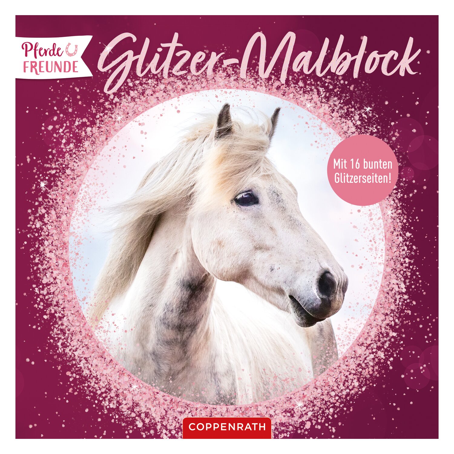 DIE SPIEGELBURG Glitzer-Malblock Pferde FREUNDE – Ansicht 4