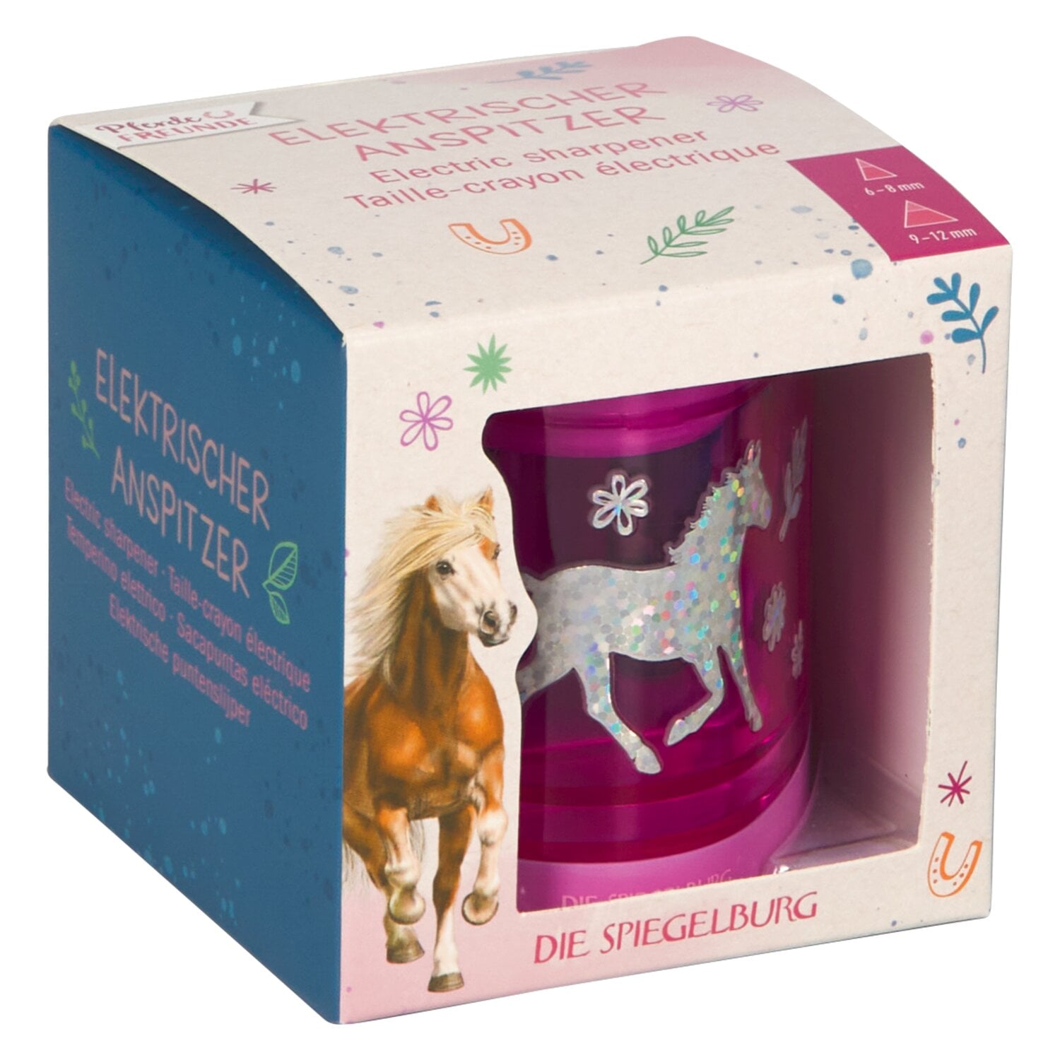 DIE SPIEGELBURG Elektrischer Anspitzer Pferdefreunde &ndash; Ansicht 2