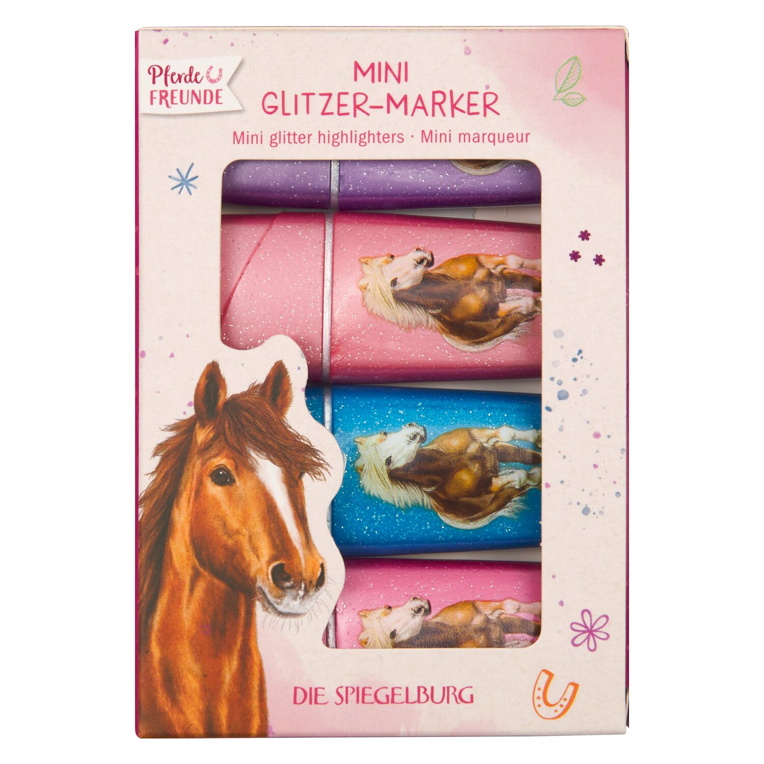 DIE SPIEGELBURG Mini Glitzer-Marker Pferdefreunde &ndash; Ansicht 3