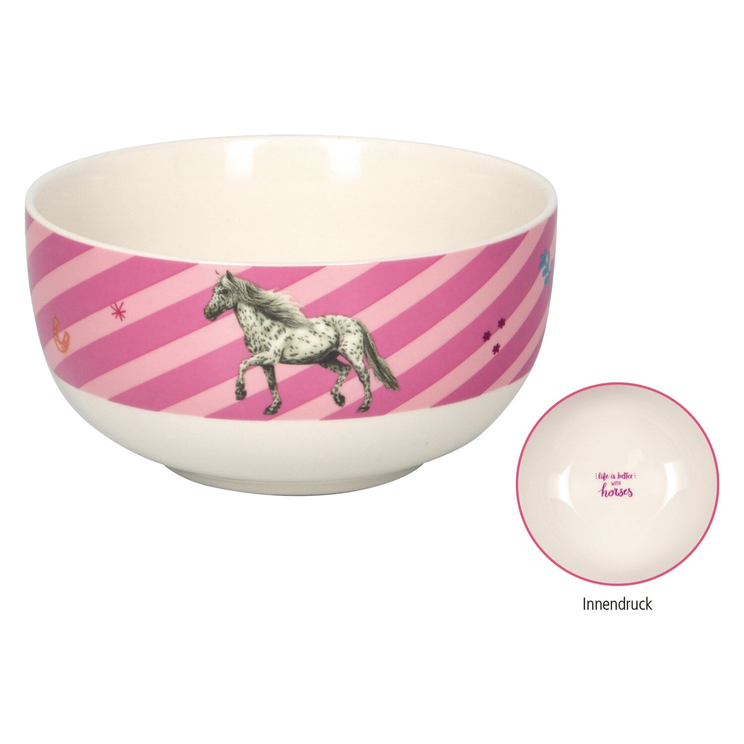 DIE SPIEGELBURG Müslischale Pferdefreunde &ndash; Ansicht 2