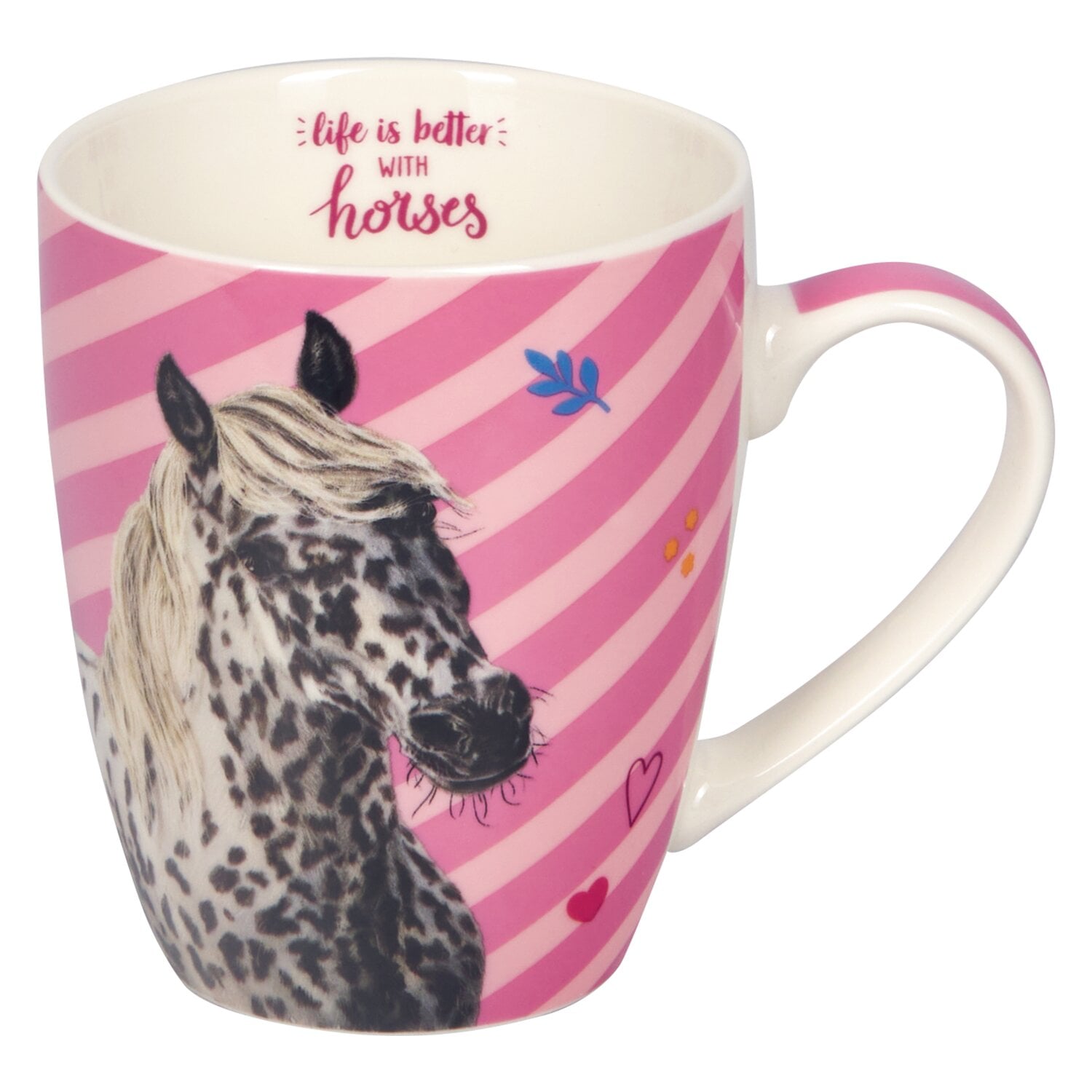 DIE SPIEGELBURG Porzellan-Tasse Pferdefreunde &ndash; Ansicht 1