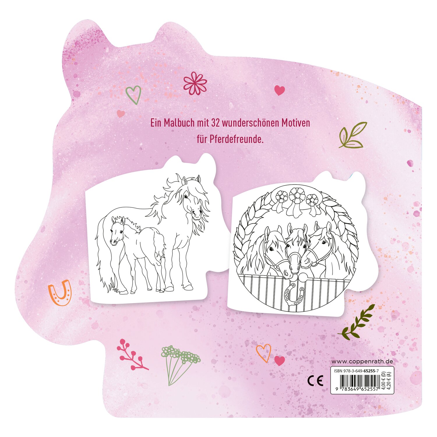 COPPENRATH Malbuch mit Formstanzung Pferdefreunde &ndash; Ansicht 5