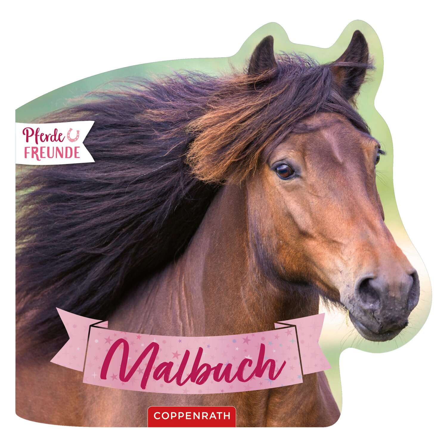 COPPENRATH Malbuch mit Formstanzung Pferdefreunde &ndash; Ansicht 1