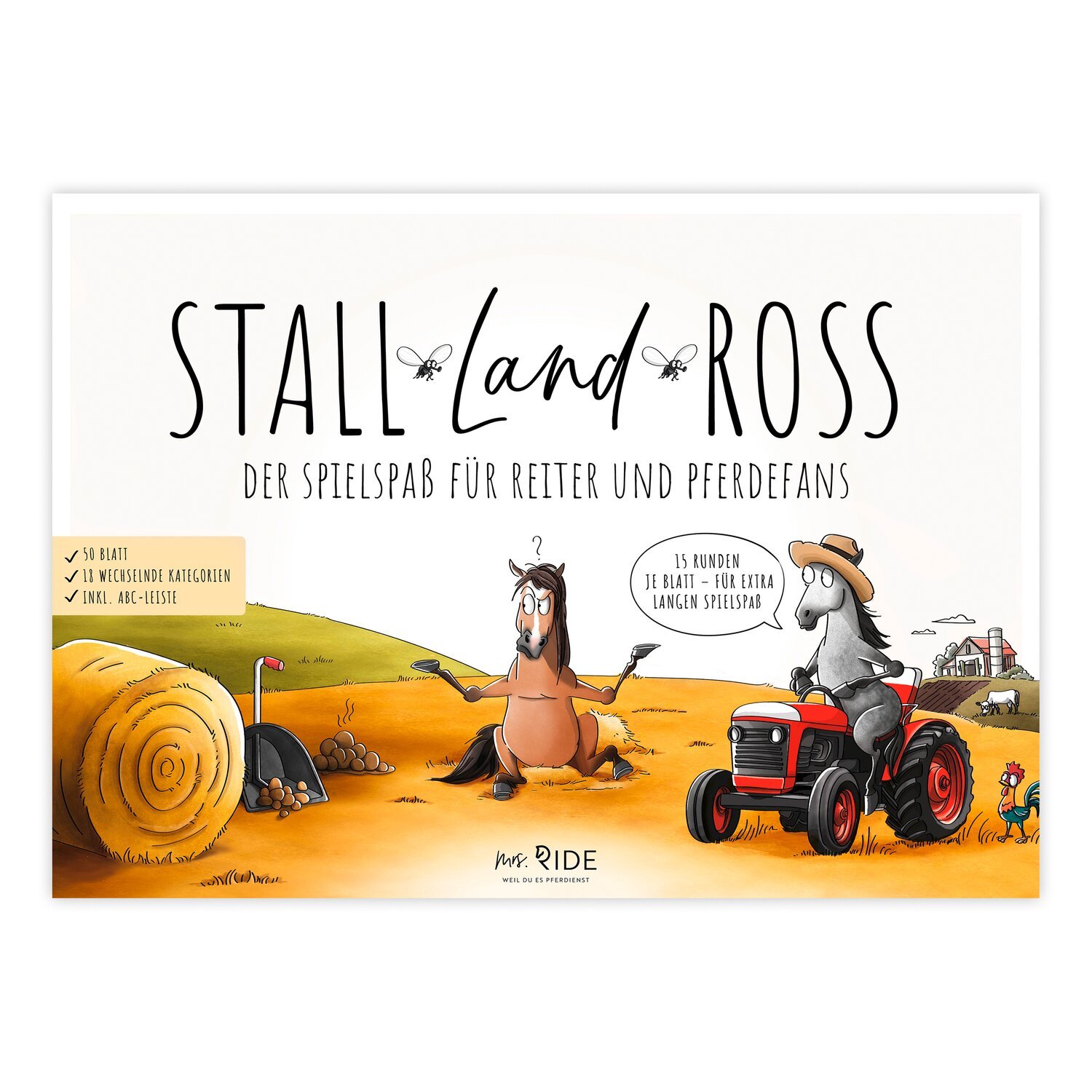 mrs. RIDE Spielblock Stall Land Ross – Ansicht 1