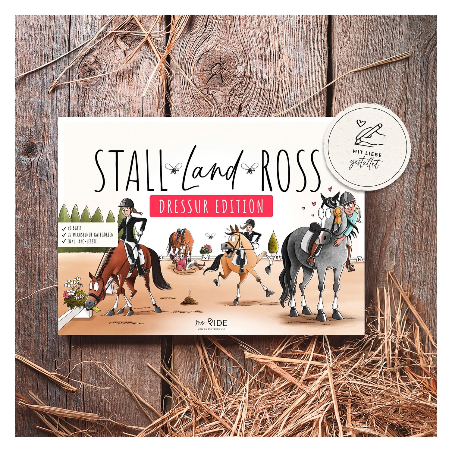 mrs. RIDE Spielblock Stall - Land - Ross, Dressur Edition &ndash; Ansicht 5