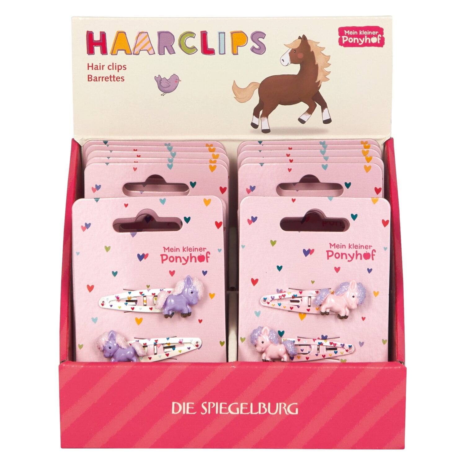 DIE SPIEGELBURG Haarclips mit Herzchen Mein kleiner Ponyhof &ndash; Ansicht 5