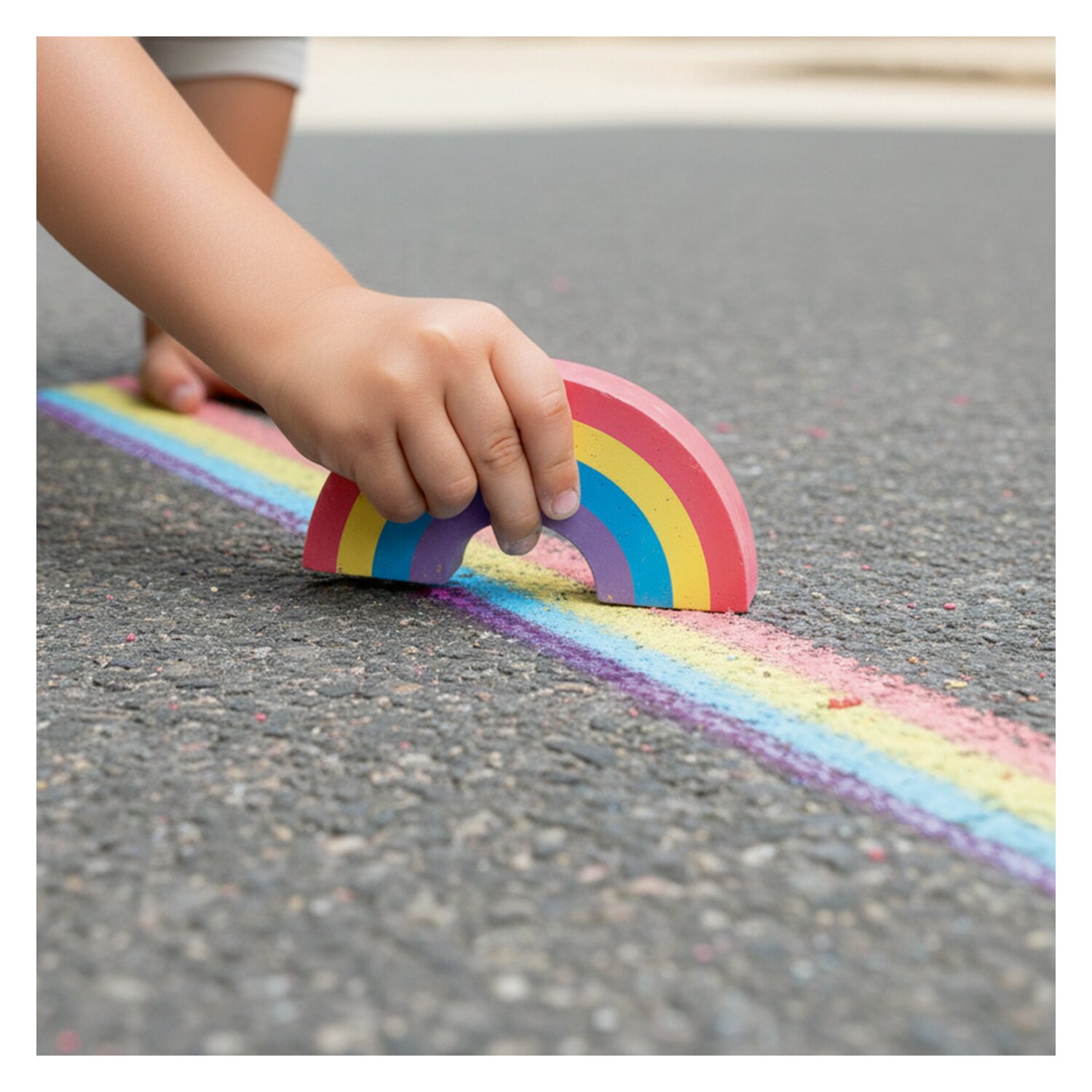 DIE SPIEGELBURG Straßenmalkreide Regenbogen Einhorn-Paradies &ndash; Ansicht 2