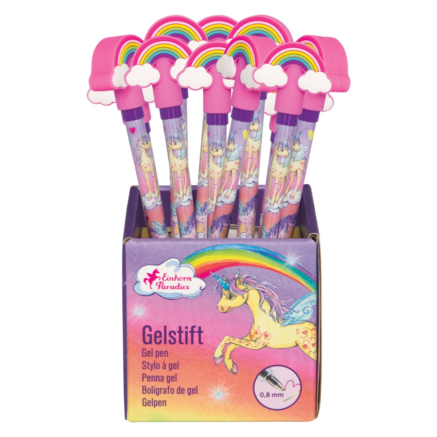 DIE SPIEGELBURG Gelstift mit Regenbogenmuster Einhorn-Paradies &ndash; Ansicht 4
