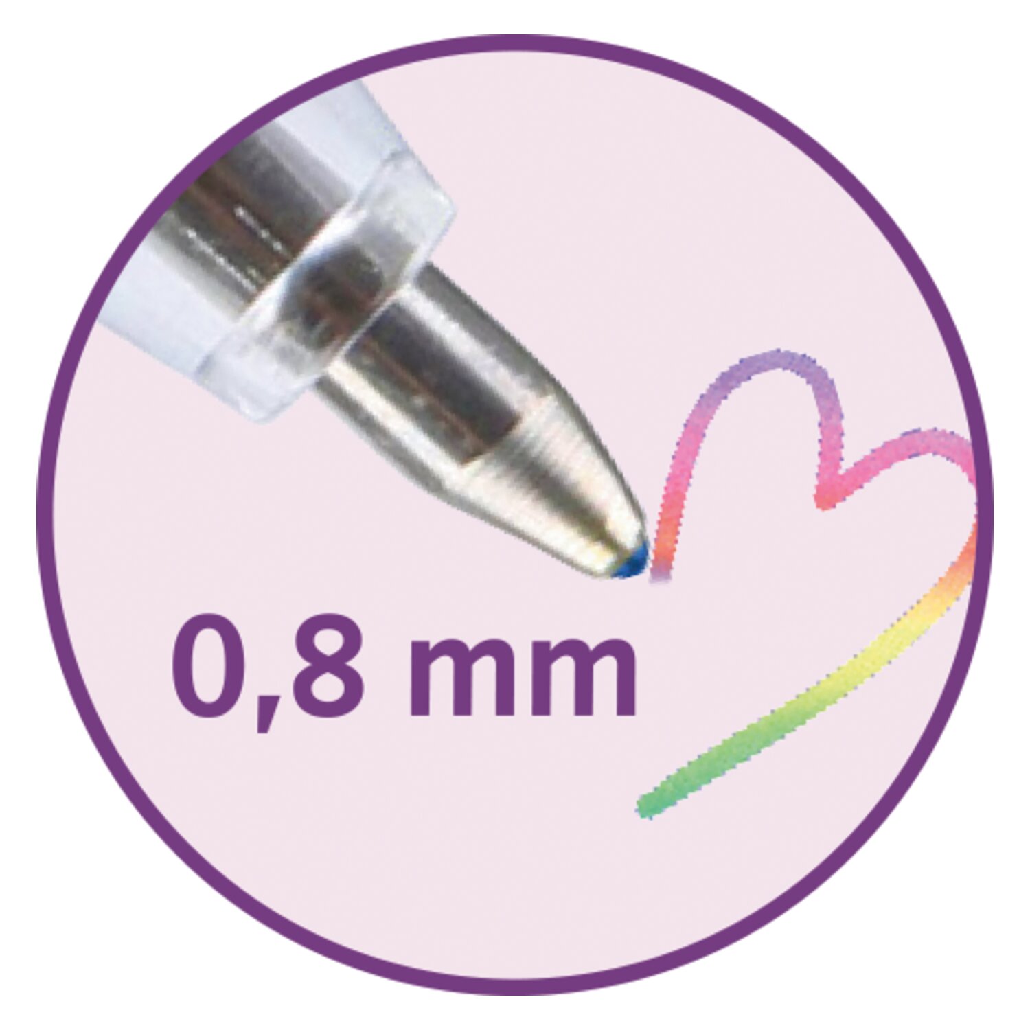 DIE SPIEGELBURG Gelstift mit Regenbogenmuster Einhorn-Paradies &ndash; Ansicht 3