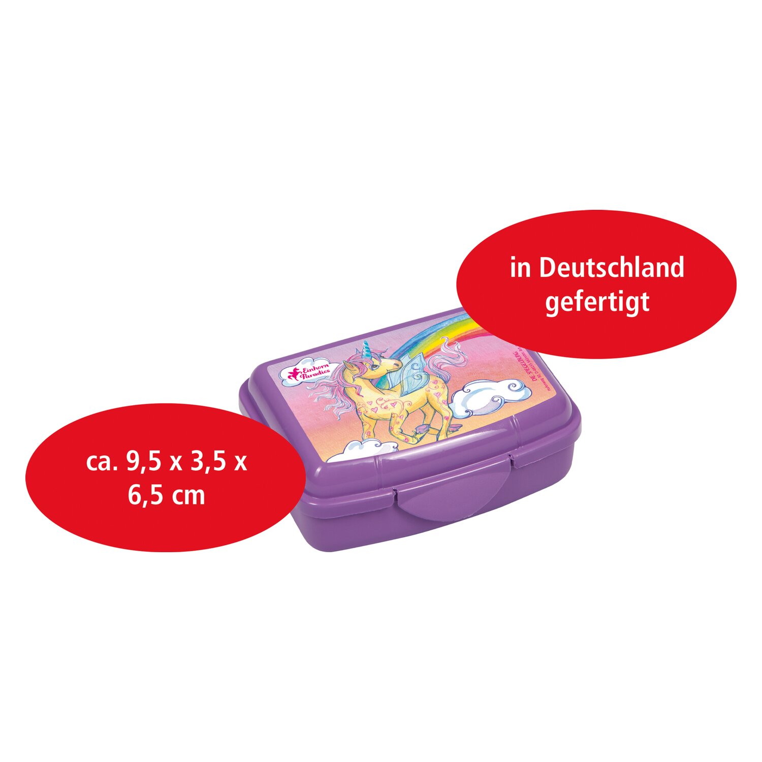 DIE SPIEGELBURG Mini Snackbox Einhorn-Paradies &ndash; Ansicht 2