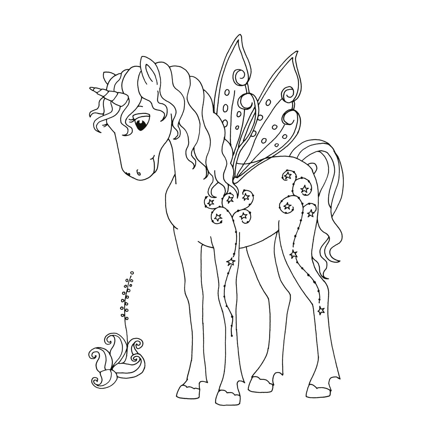 COPPENRATH Malblock mit Glitzersteinen Einhorn-Paradies &ndash; Ansicht 3