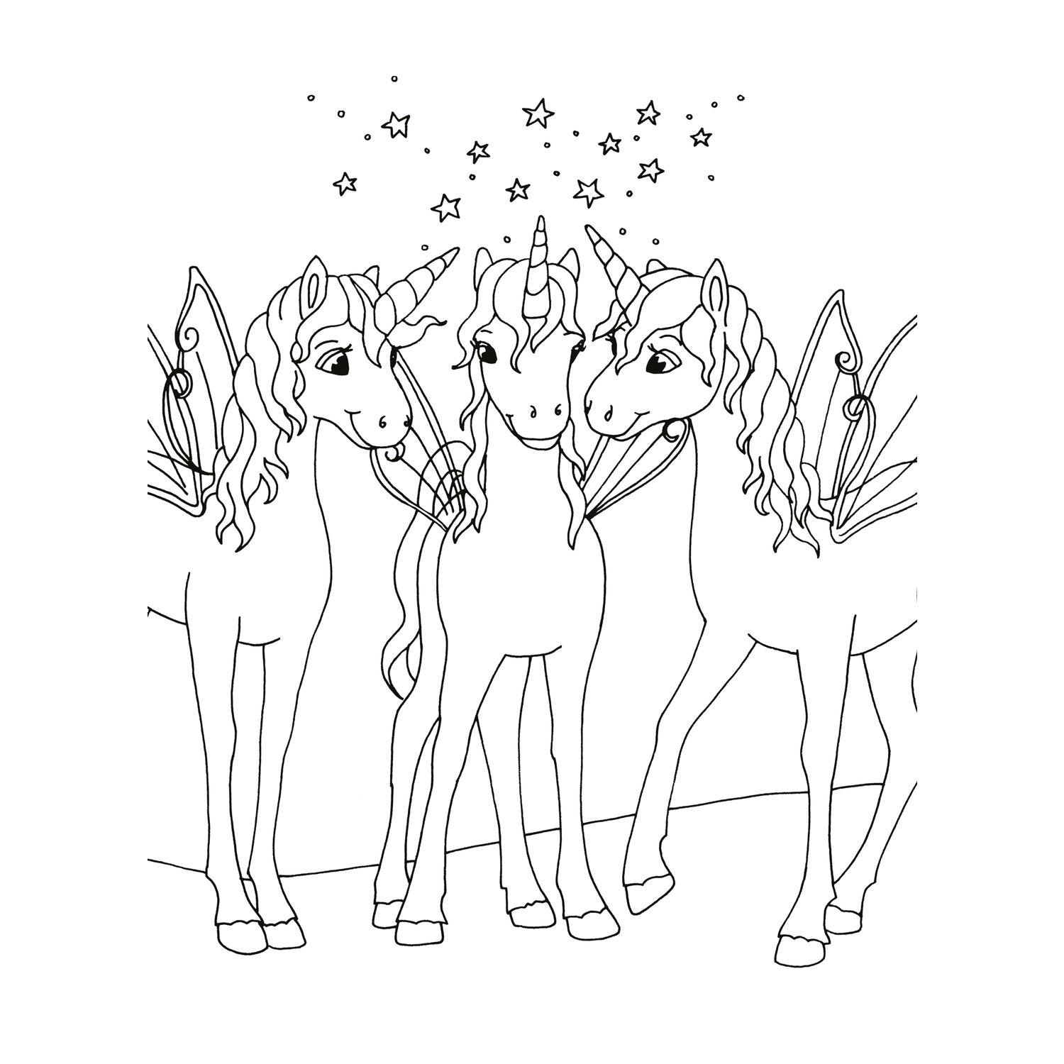 COPPENRATH Malblock mit Glitzersteinen Einhorn-Paradies &ndash; Ansicht 4